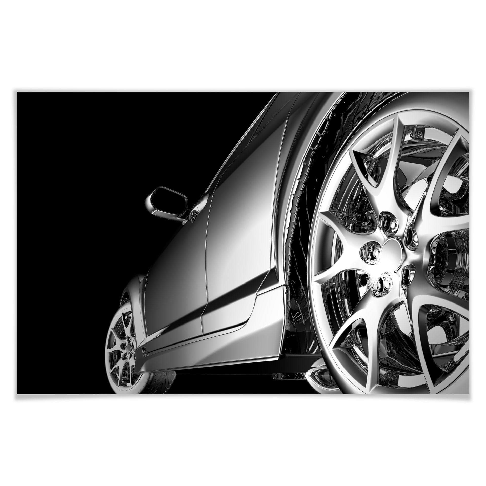 Poster - Rolling in Chrome