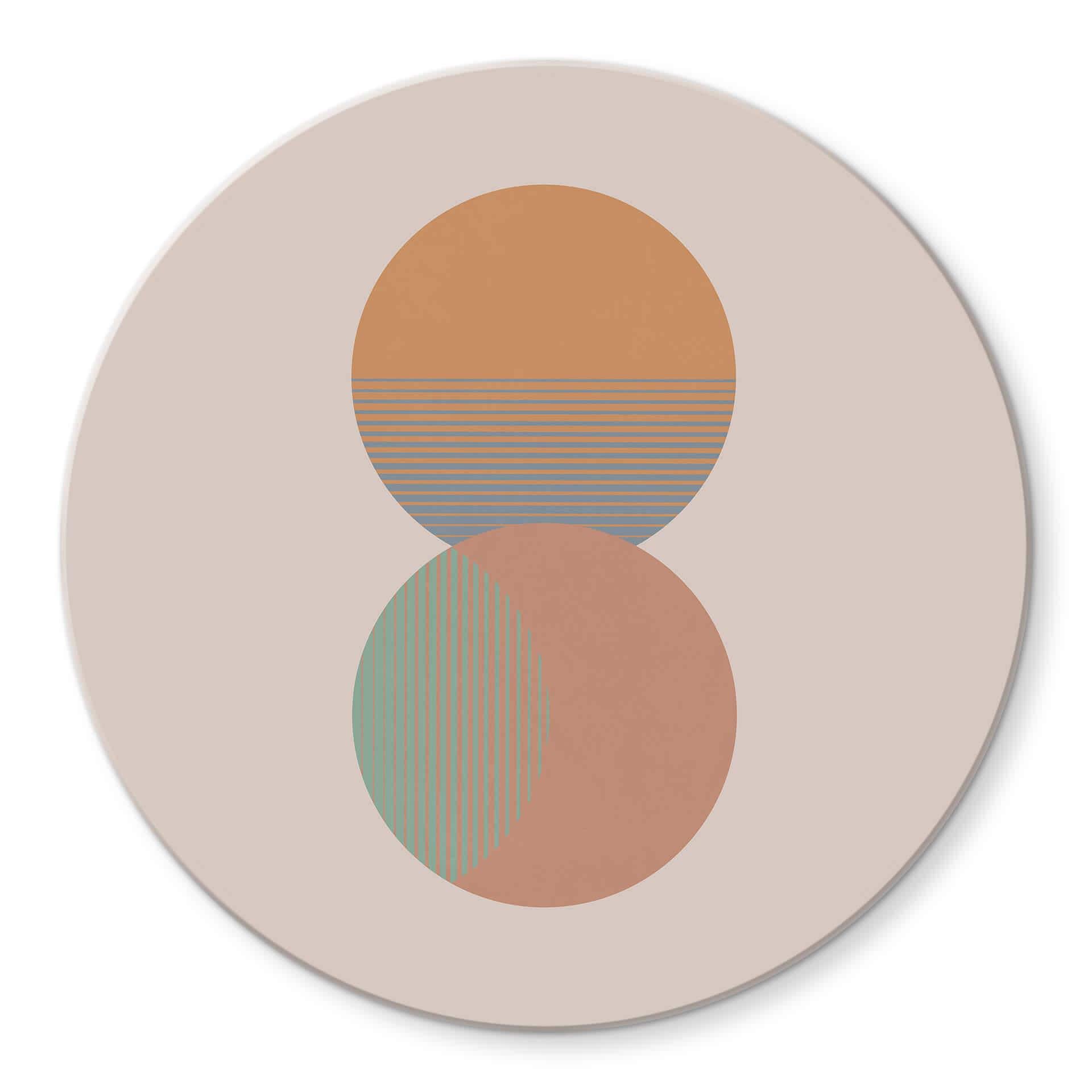 Tableau sur verre  Orara Studio - Soleil et lune
