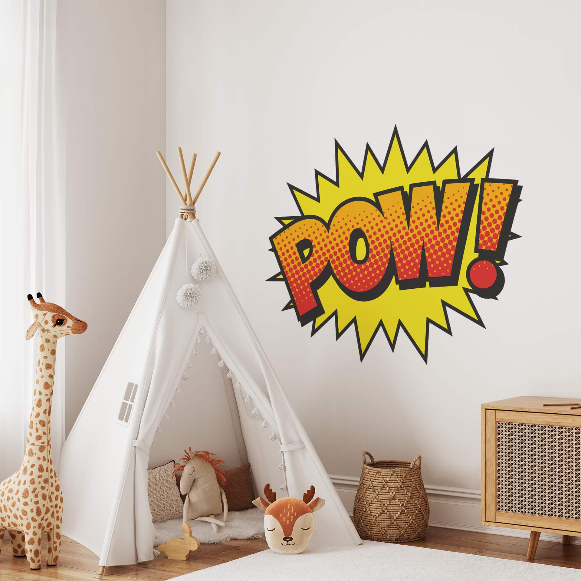 Wallsticker -  Comic Soundeffect - Pow!