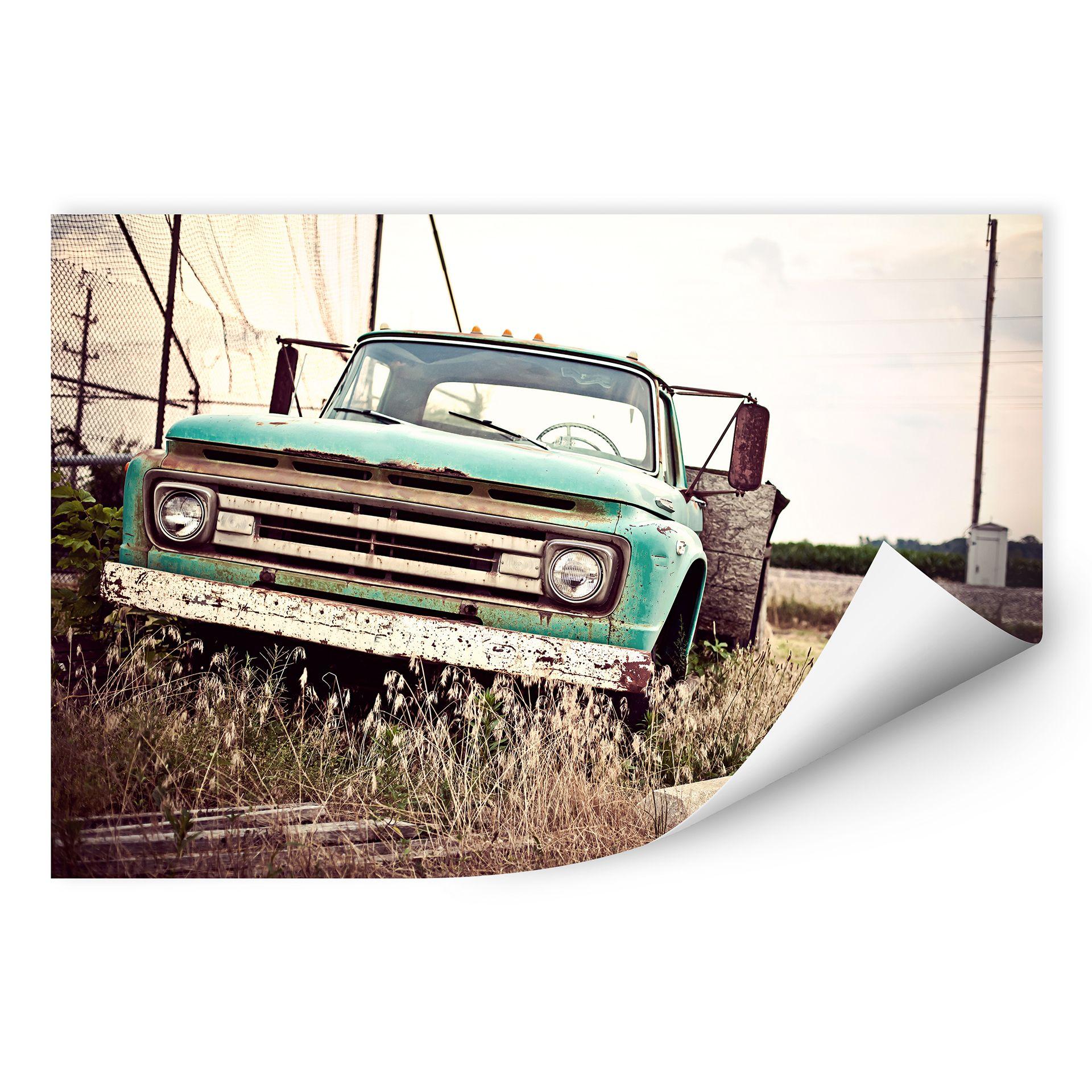 Muurprints Amerikaanse Truck