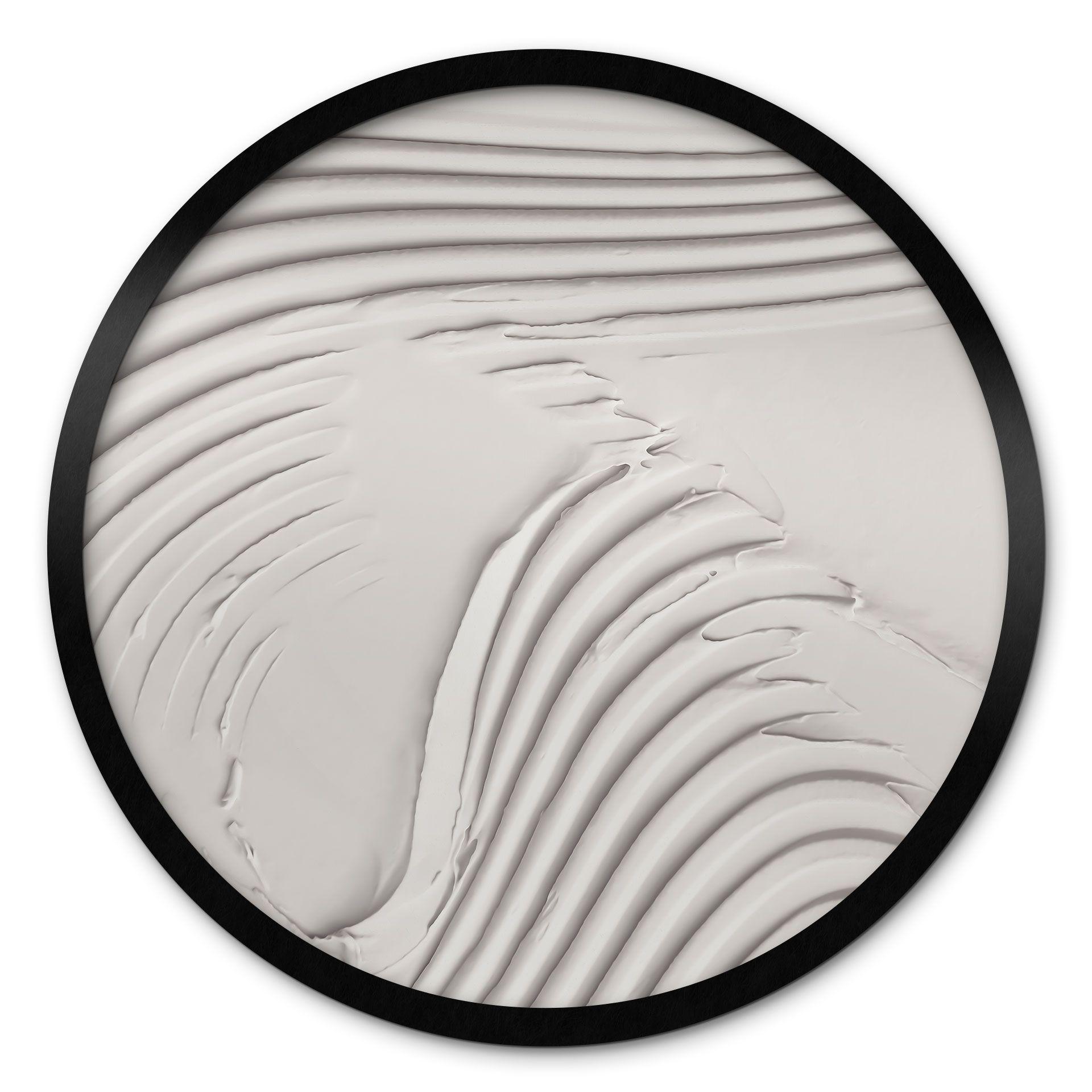 Póster Estructuras blandas en beige - Pictufy Studio - Redondo