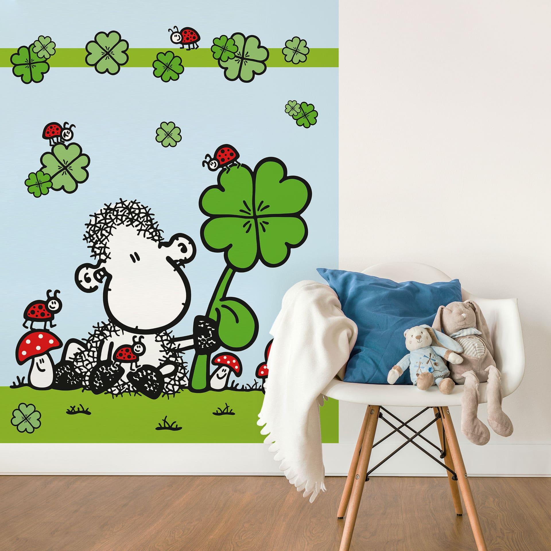 Fotobehang Sheepworld - Geluk