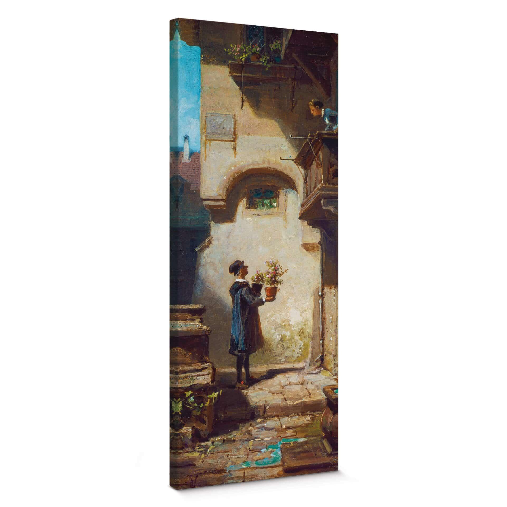 Lienzo Spitzweg - El bienqueriente - Panorama