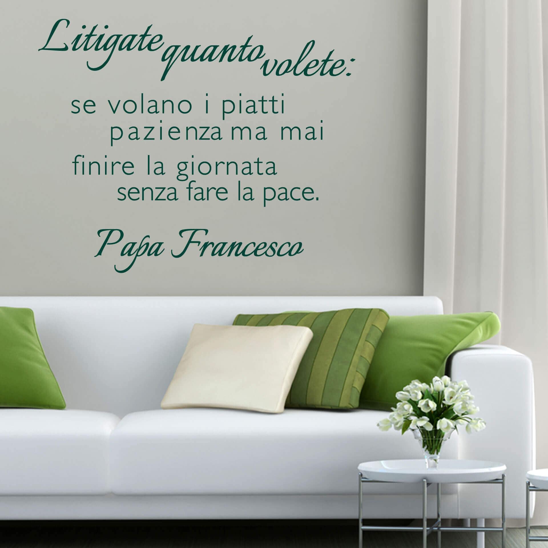 Sticker mural - Litigate quanto volete...