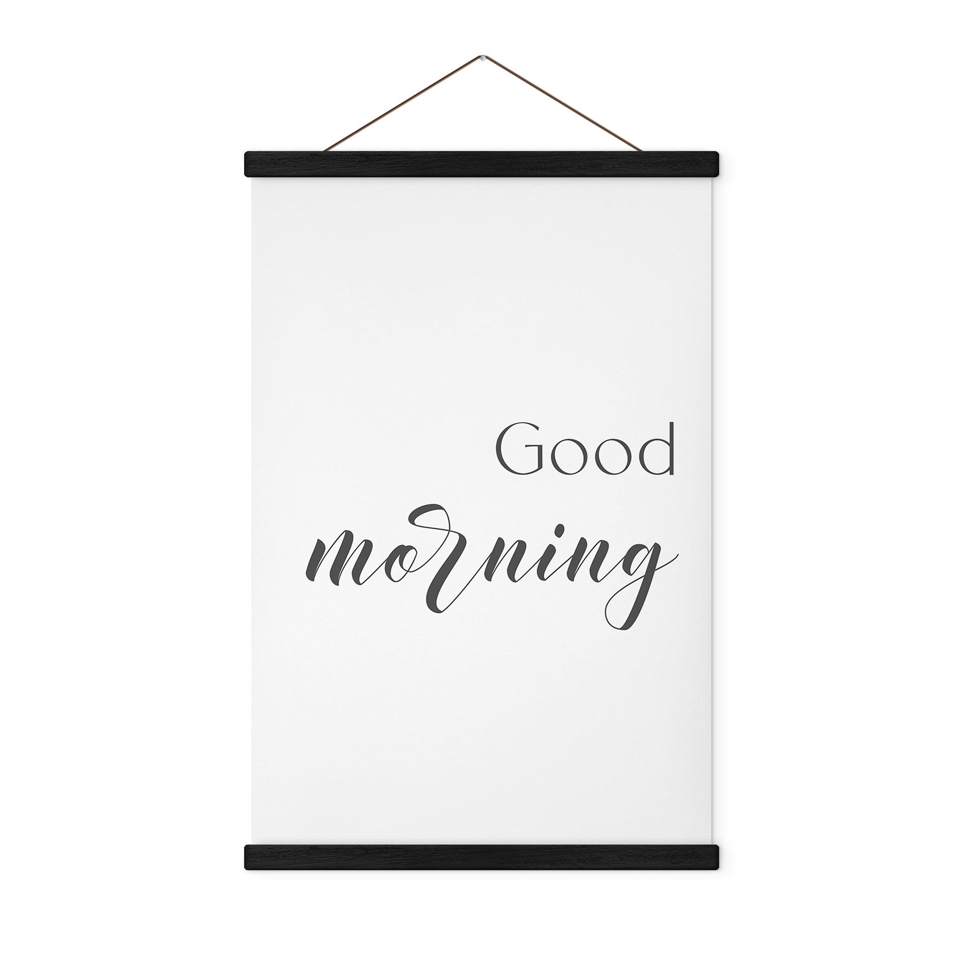 Tekstil plakat Good morning