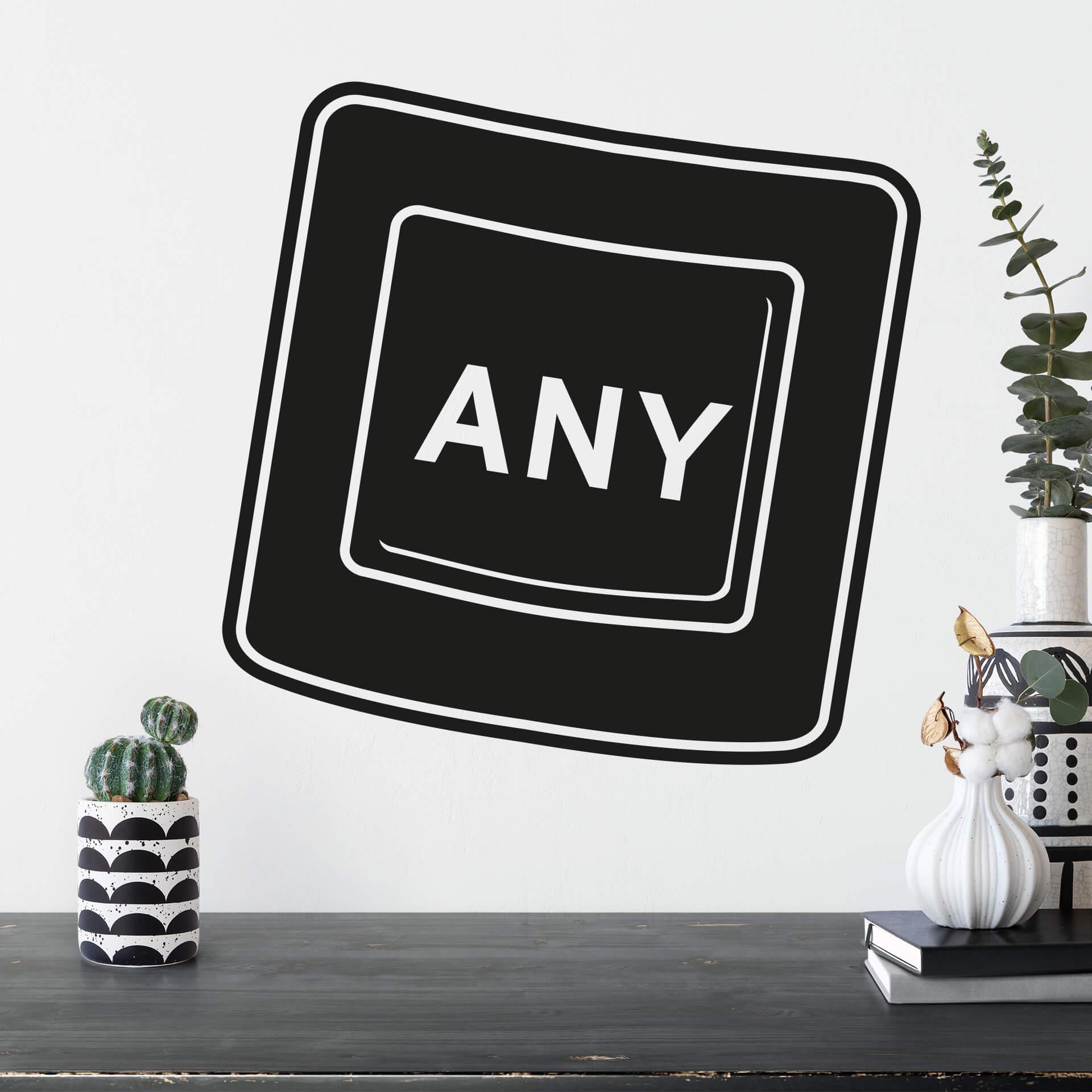 Sticker mural - Any Key