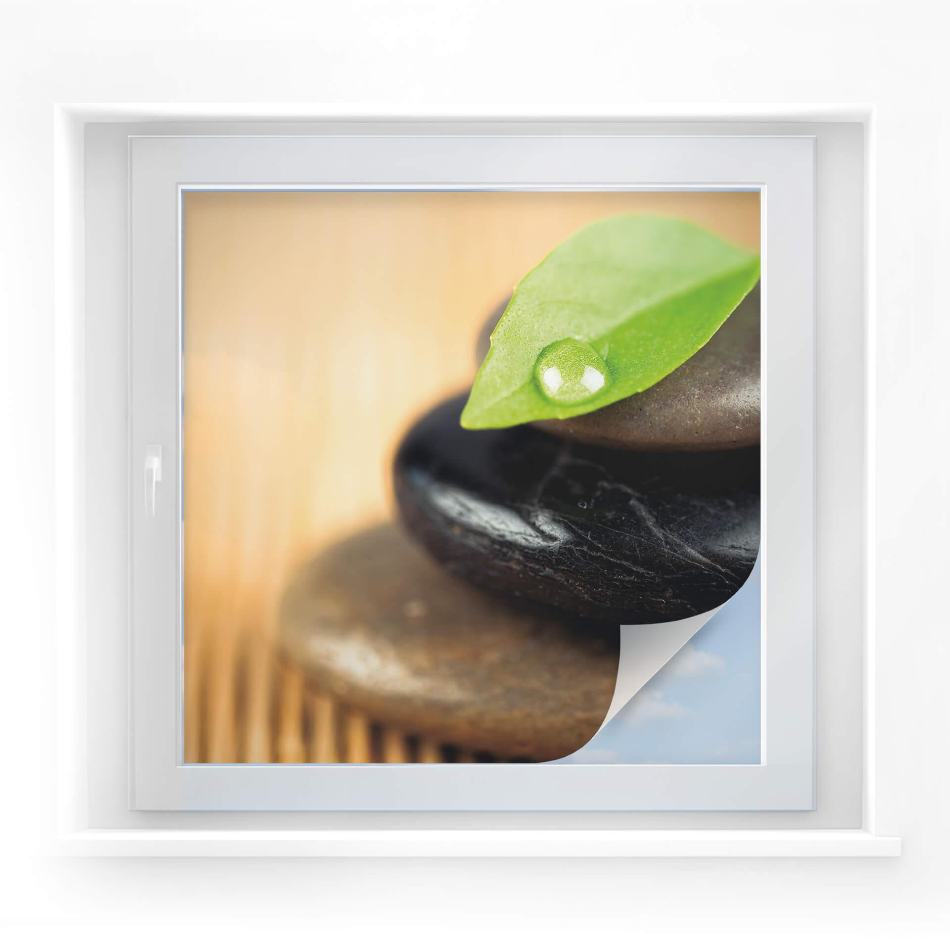 Lámina de privacidad Wellness Stone - cuadrada