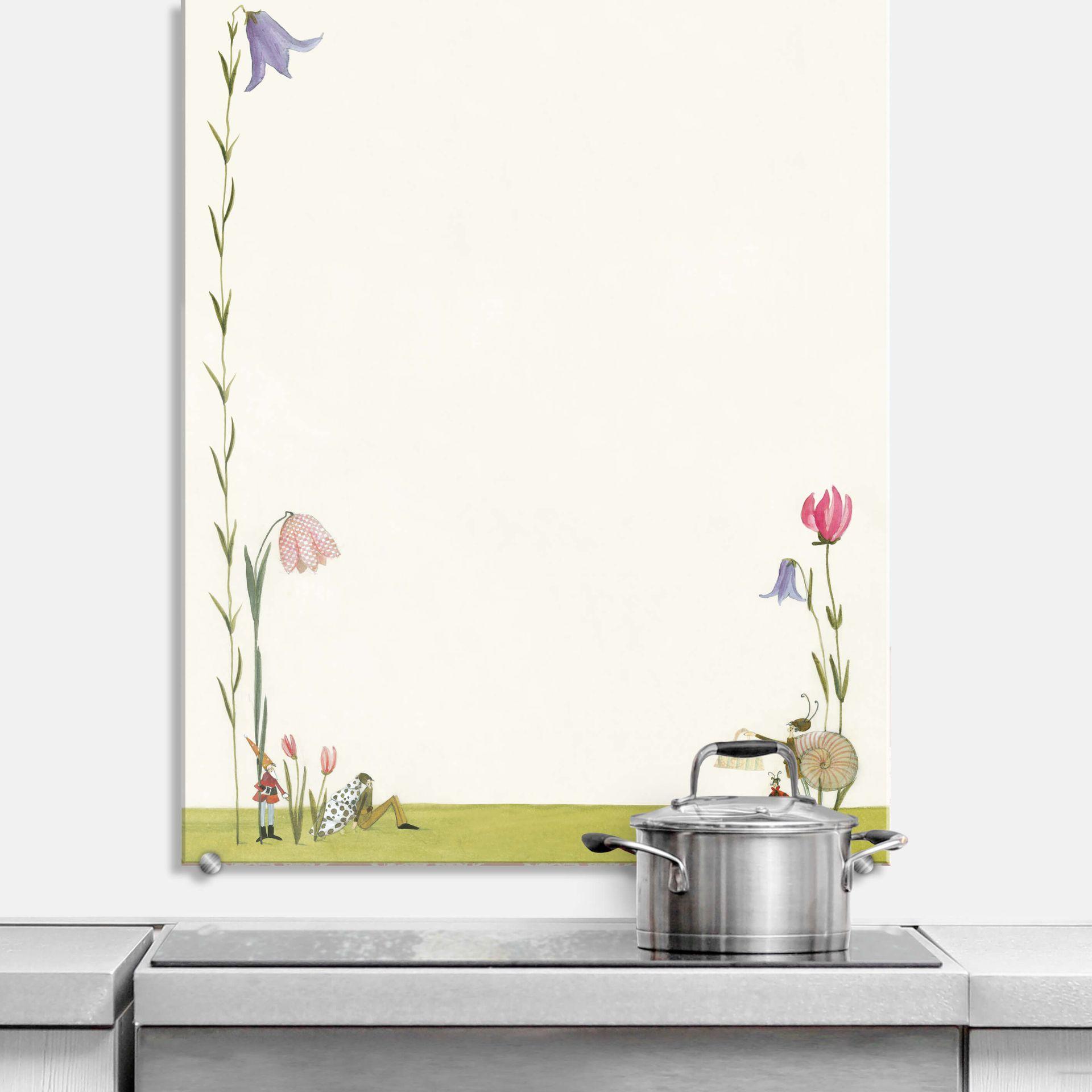 Stænkplade - Leffler - Blomstersnegl - Højkant