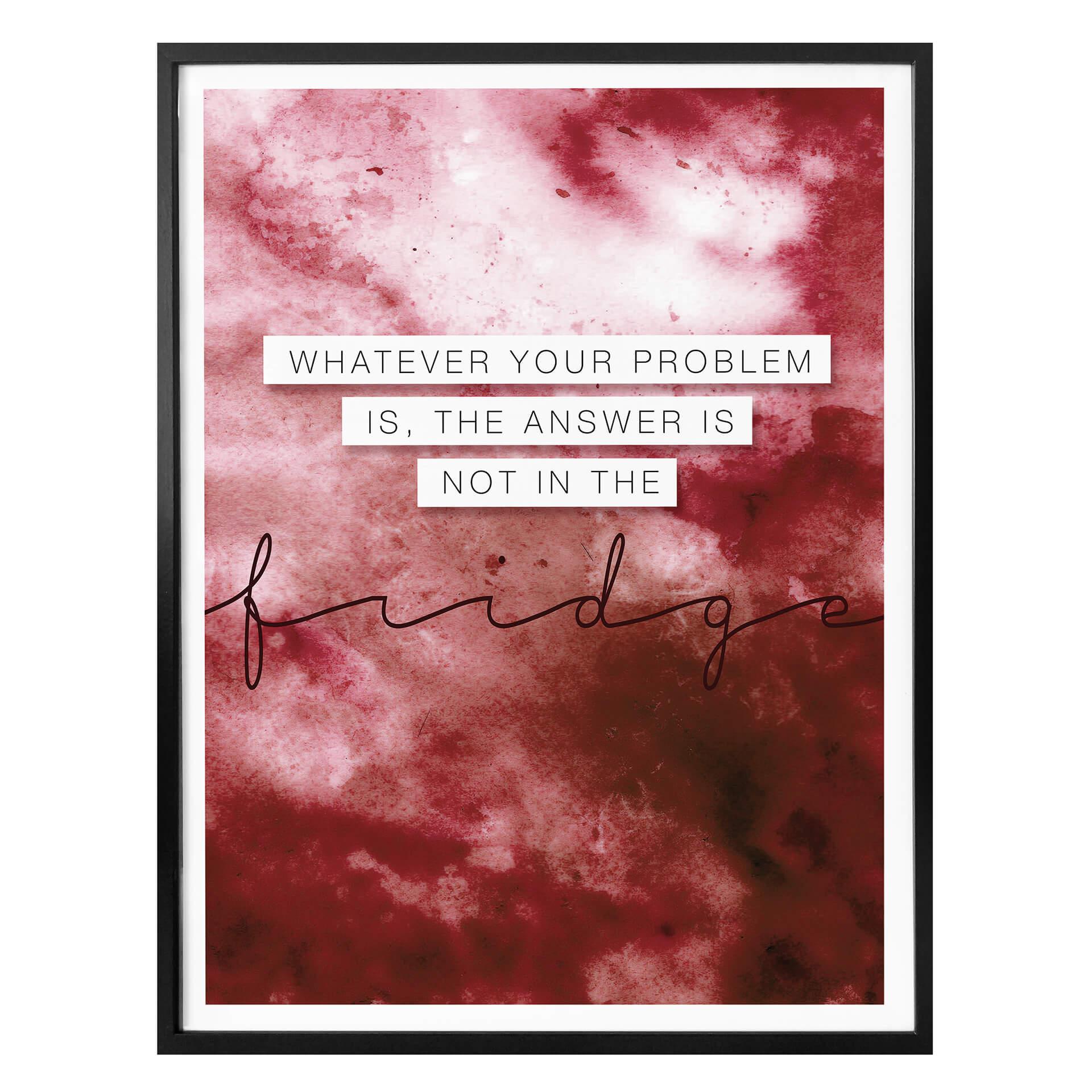 Póster -Cualquiera que sea su problema
