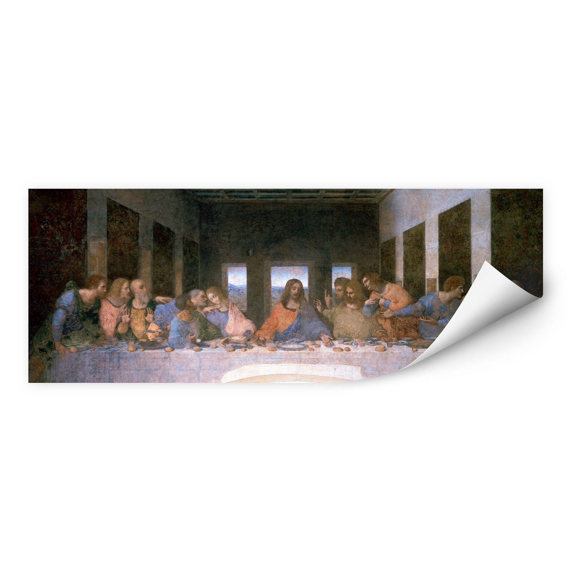 Zelfklevende Poster - Da Vinci - Laatste Avondmaal