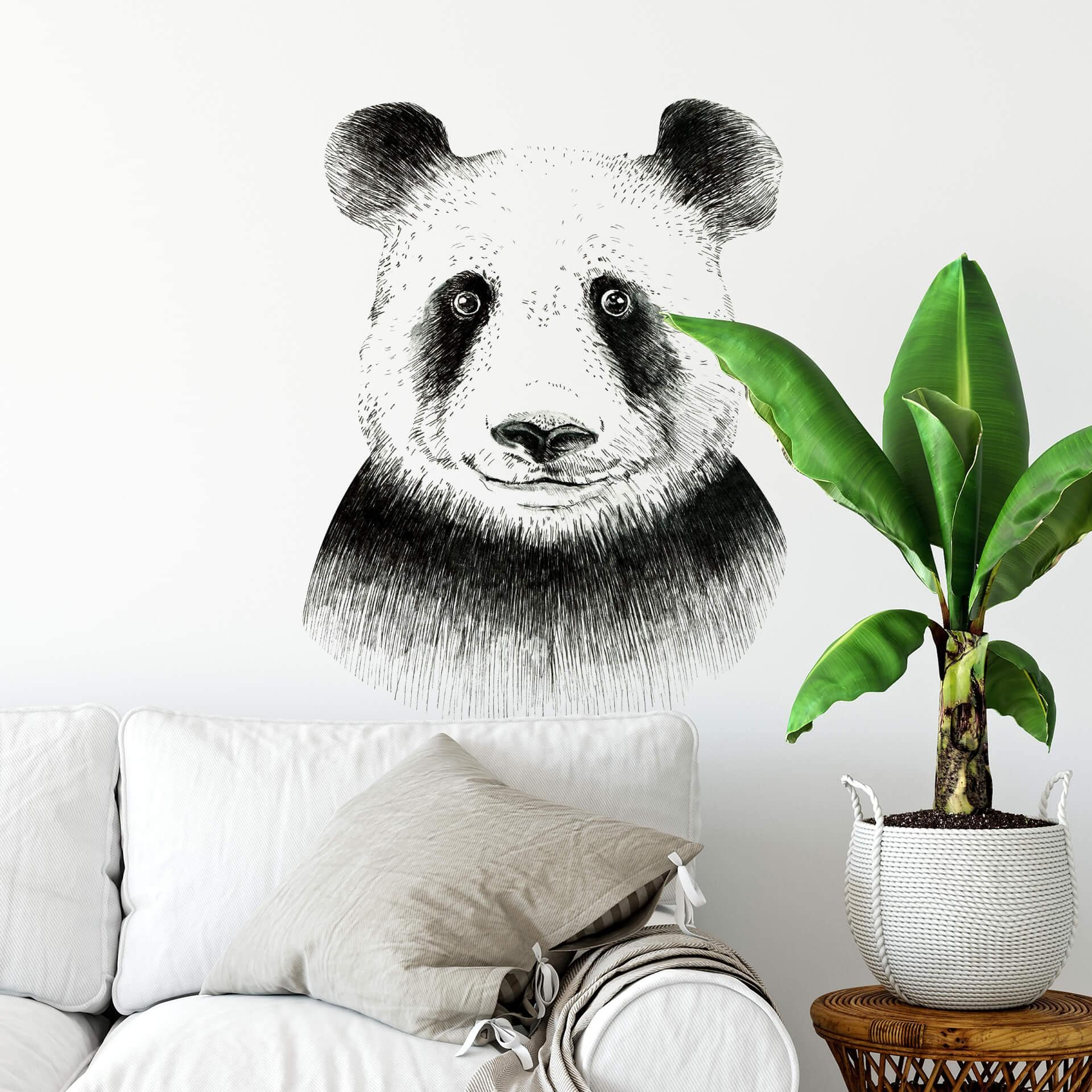 Sticker mural Kvilis - Panda
