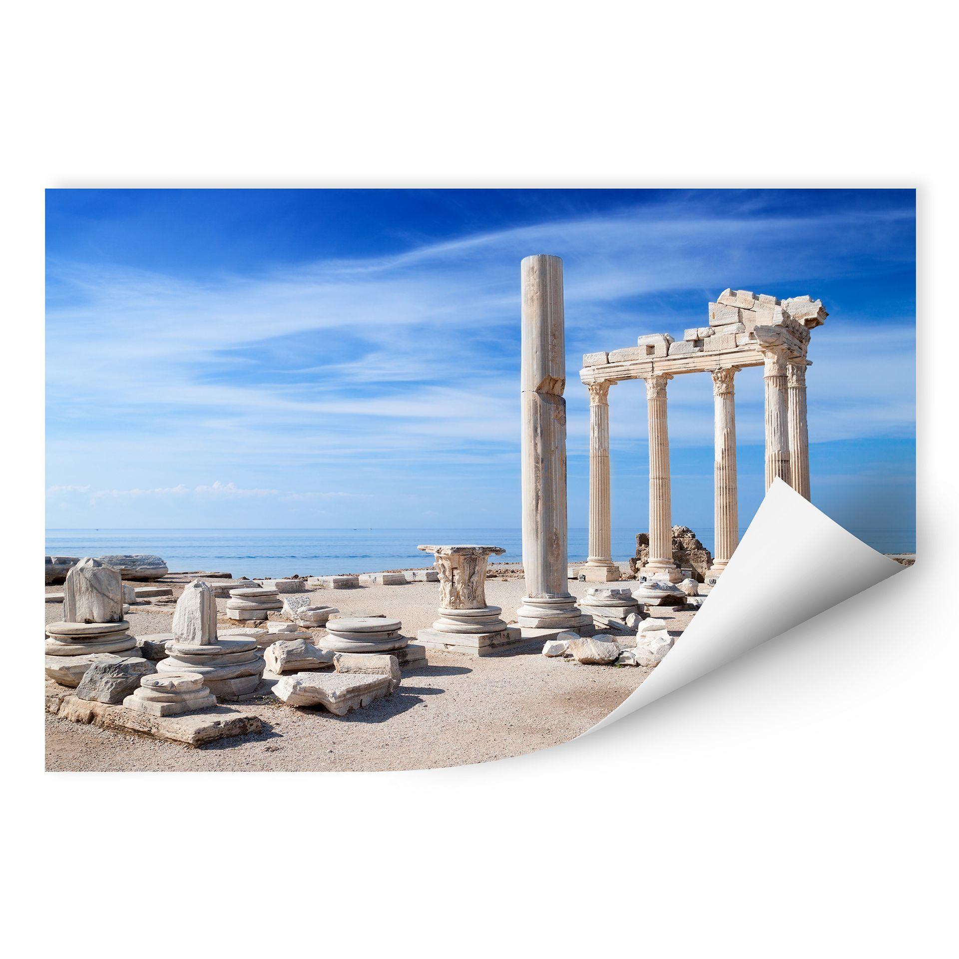 Muurprints Ruine in Side