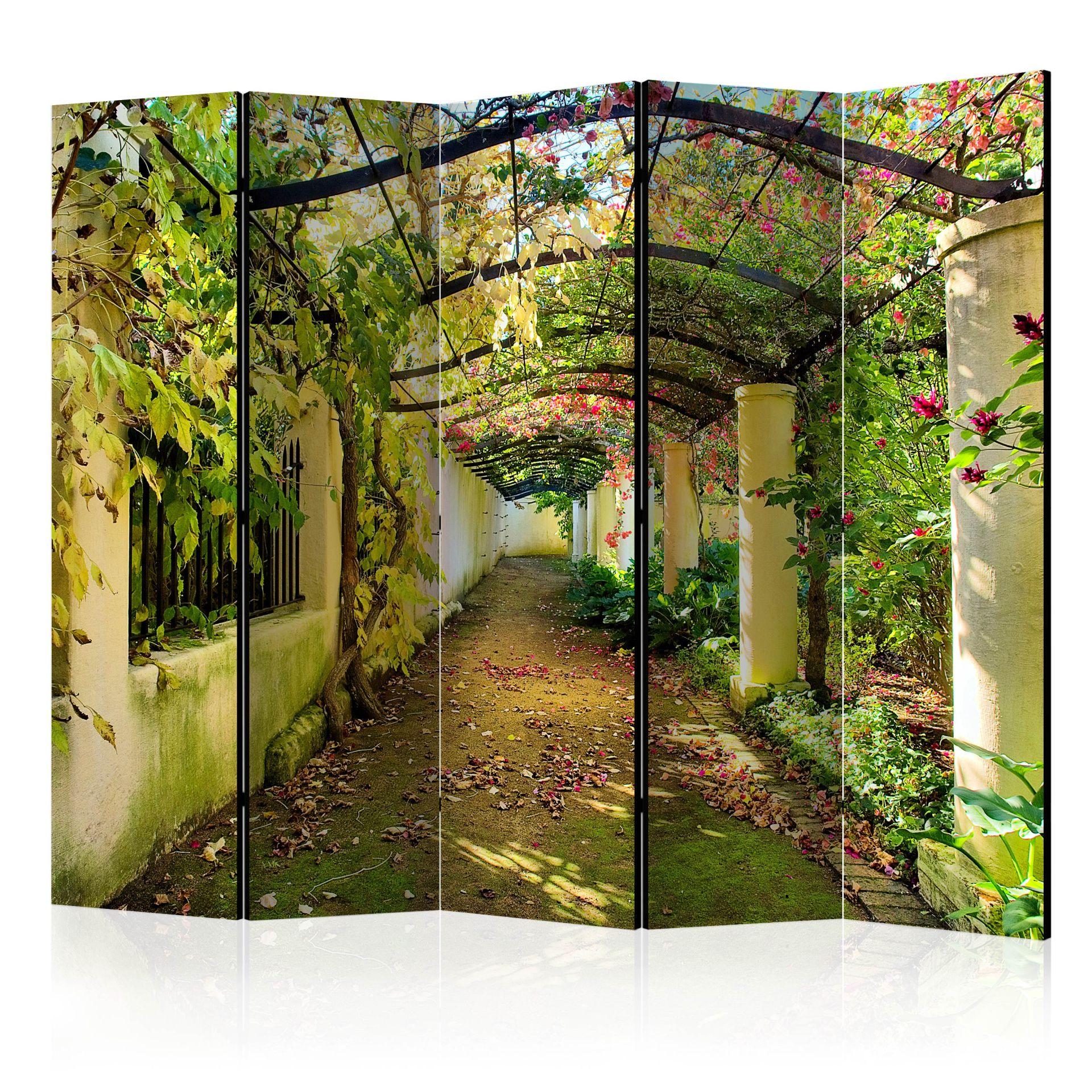 Skærm som rumdeler - Pergola , 5-delt - 225x172 cm