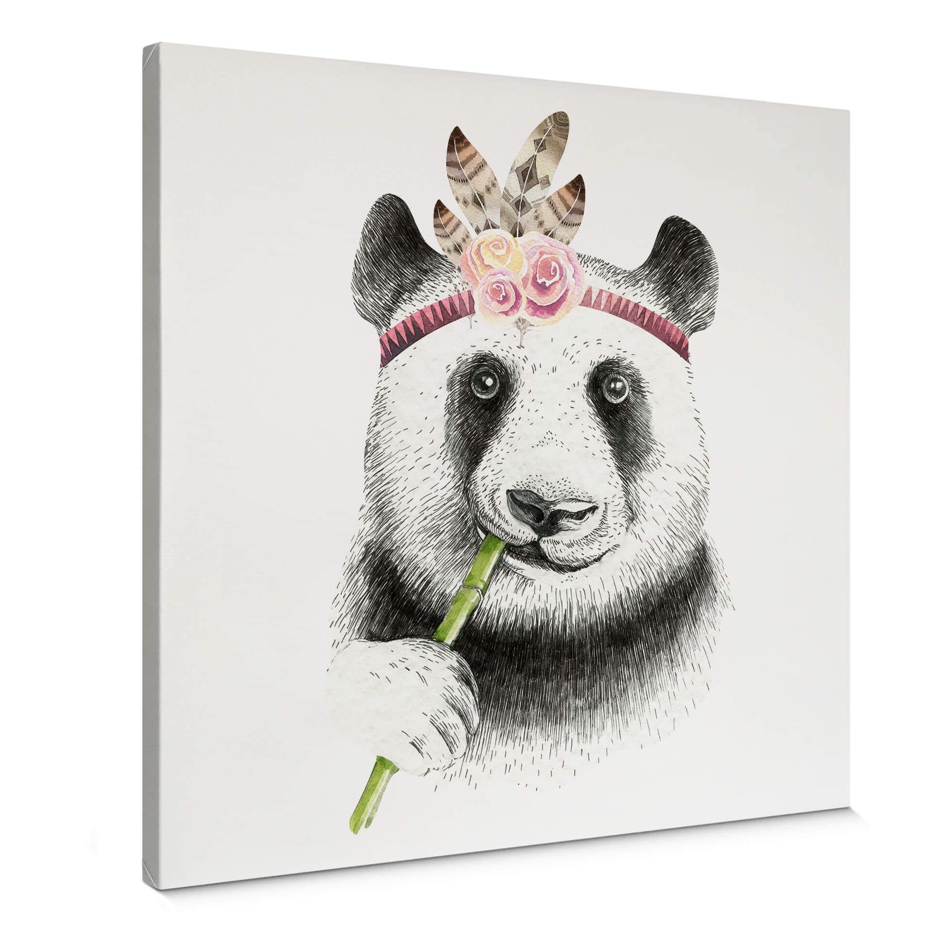 Canvas Kvilis - Chica Panda