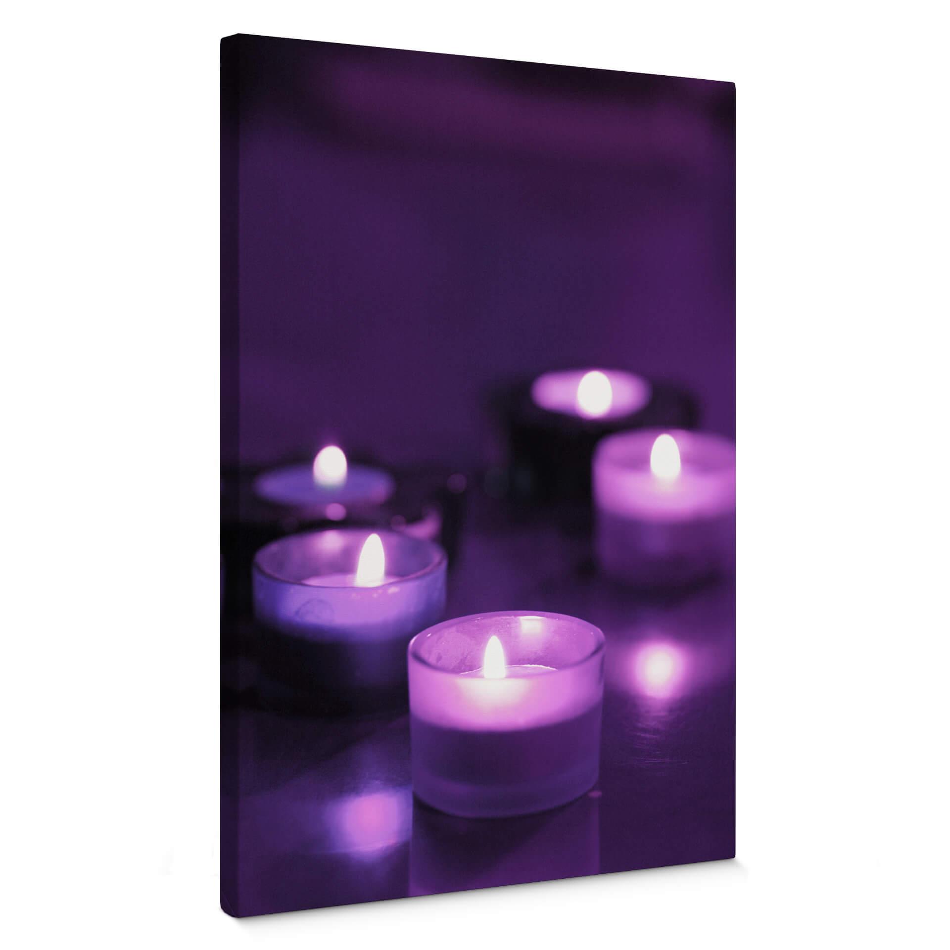 Cuadro sobre lienzo Candle Berry