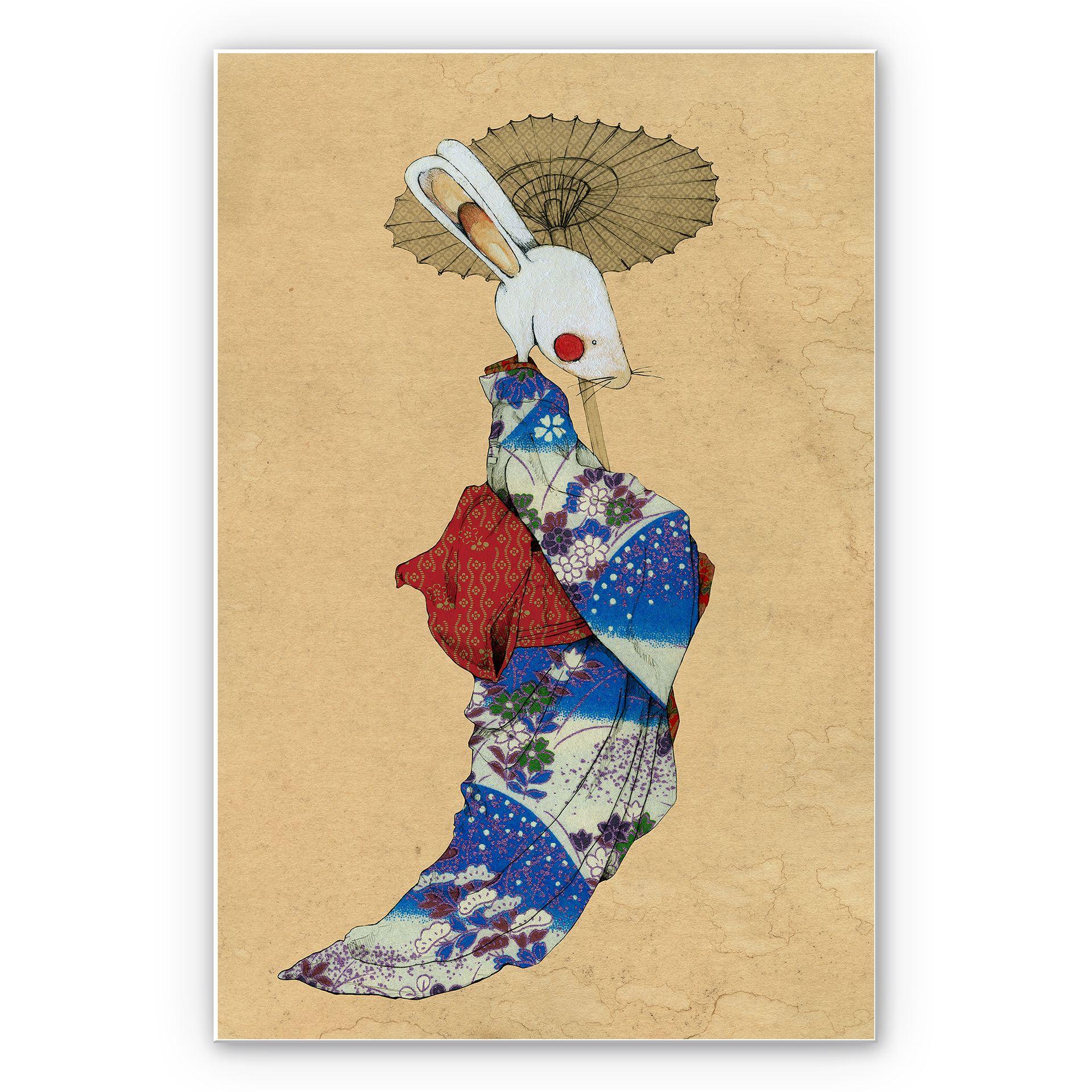 Tableau Forex - Loske - Lapin geisha 01