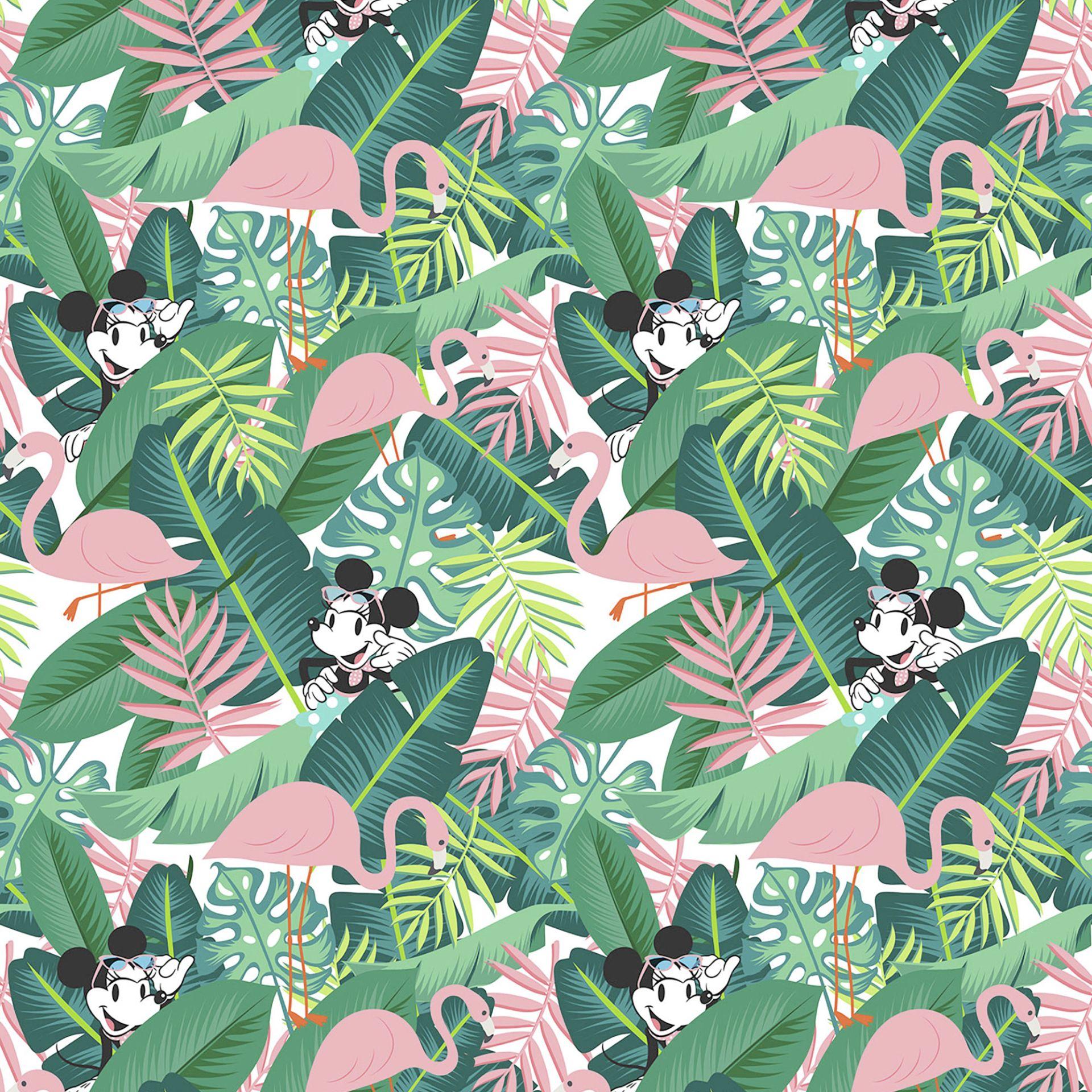Non-woven tapet - Minnie Tropical - 200 x 280 cm