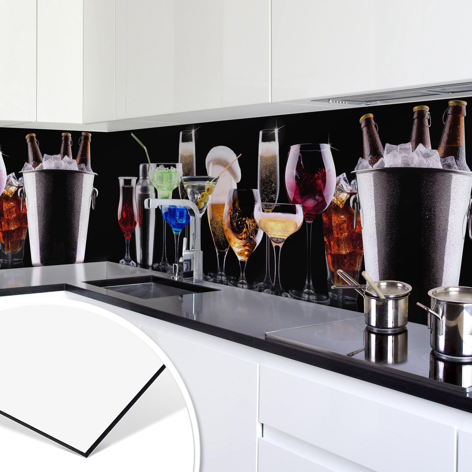 Revêtement pour cuisine - Alu-Dibond - Cocktail Feeling