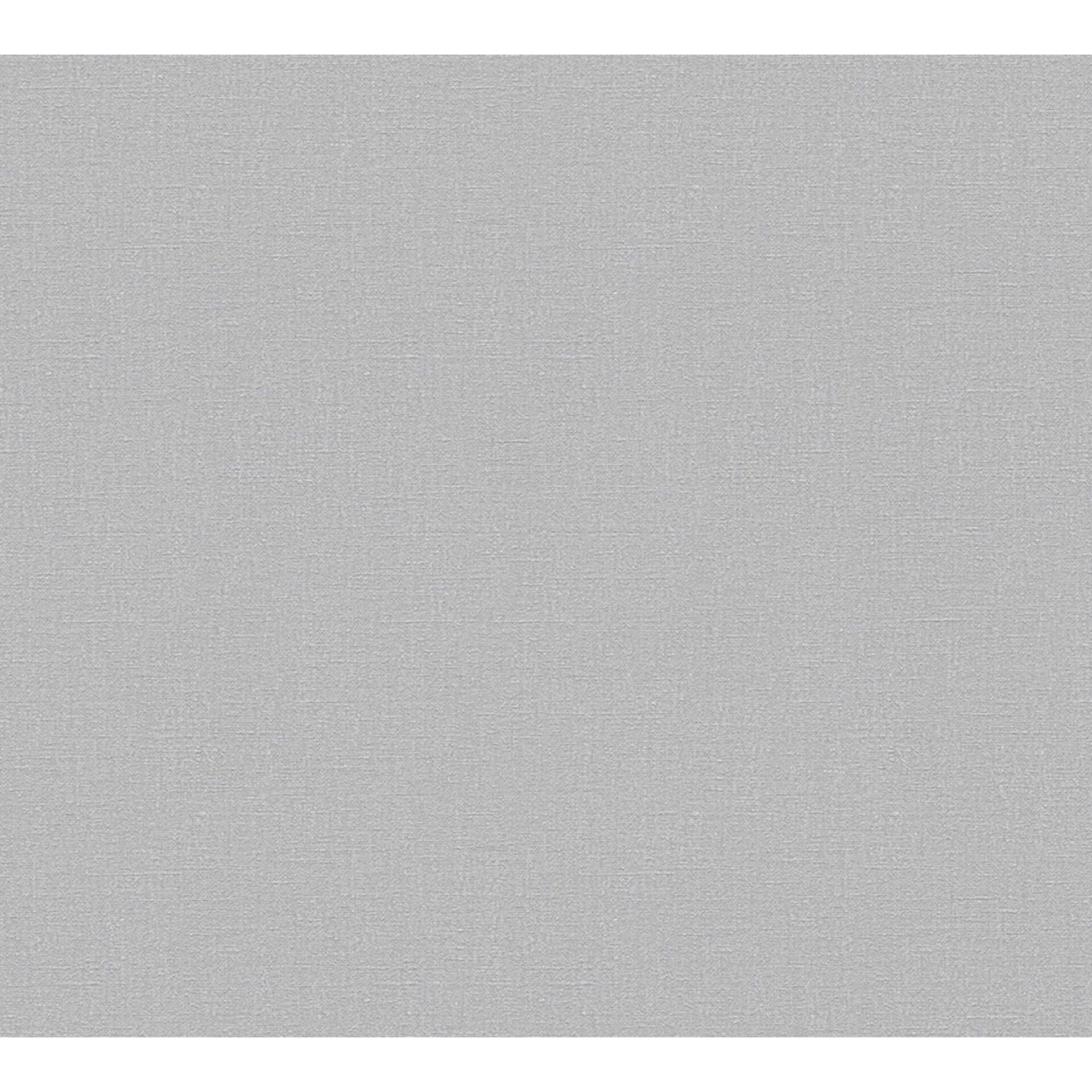A.S. Création moderne enhedstapet i grå grå almindelig non-woven tapet i mat lys tekstureret