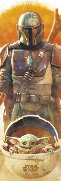 Filmplakat Star Wars: The Mandalorian, plakat (53 x 158 cm)