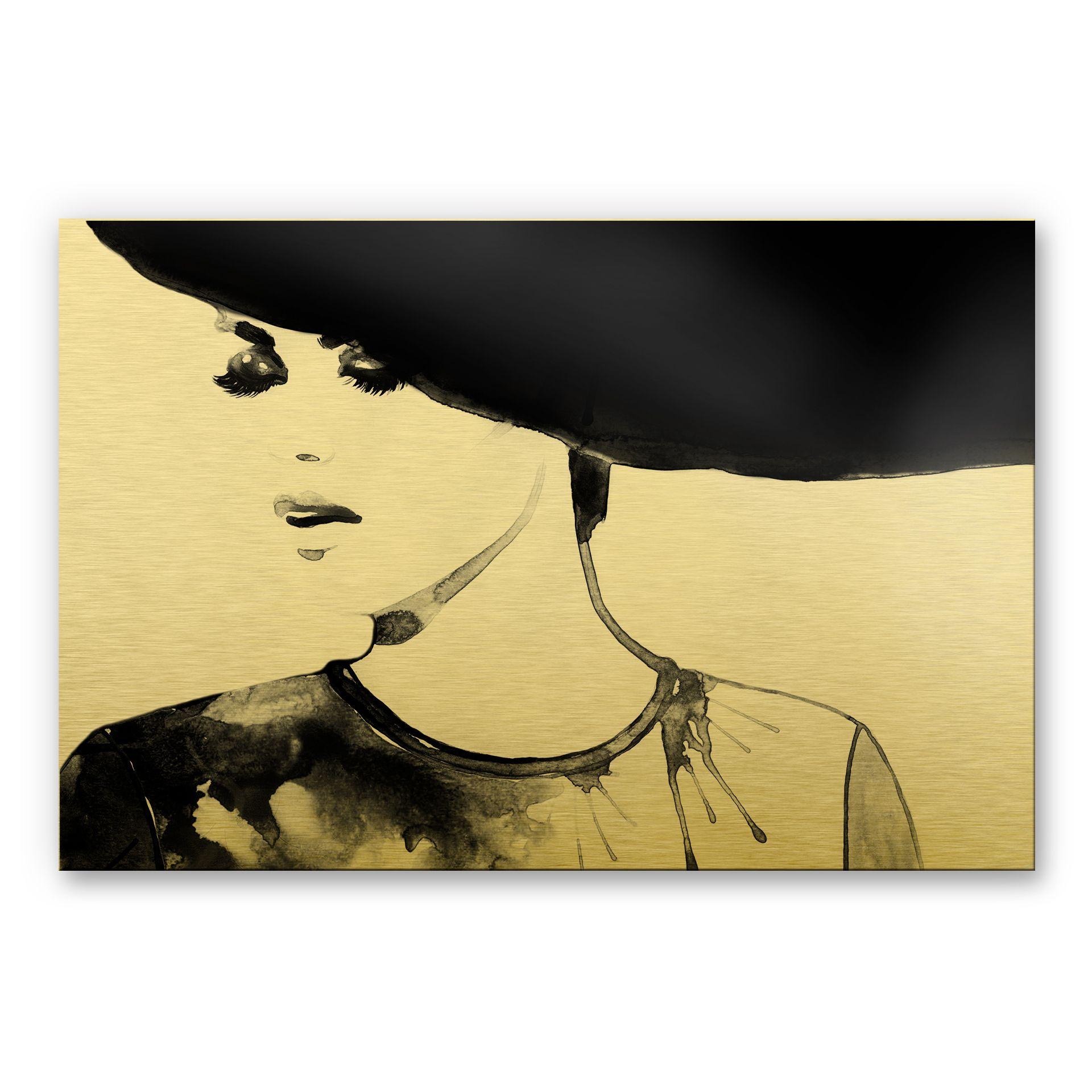 Alu-Dibond Goudeffect - Fashion Victim