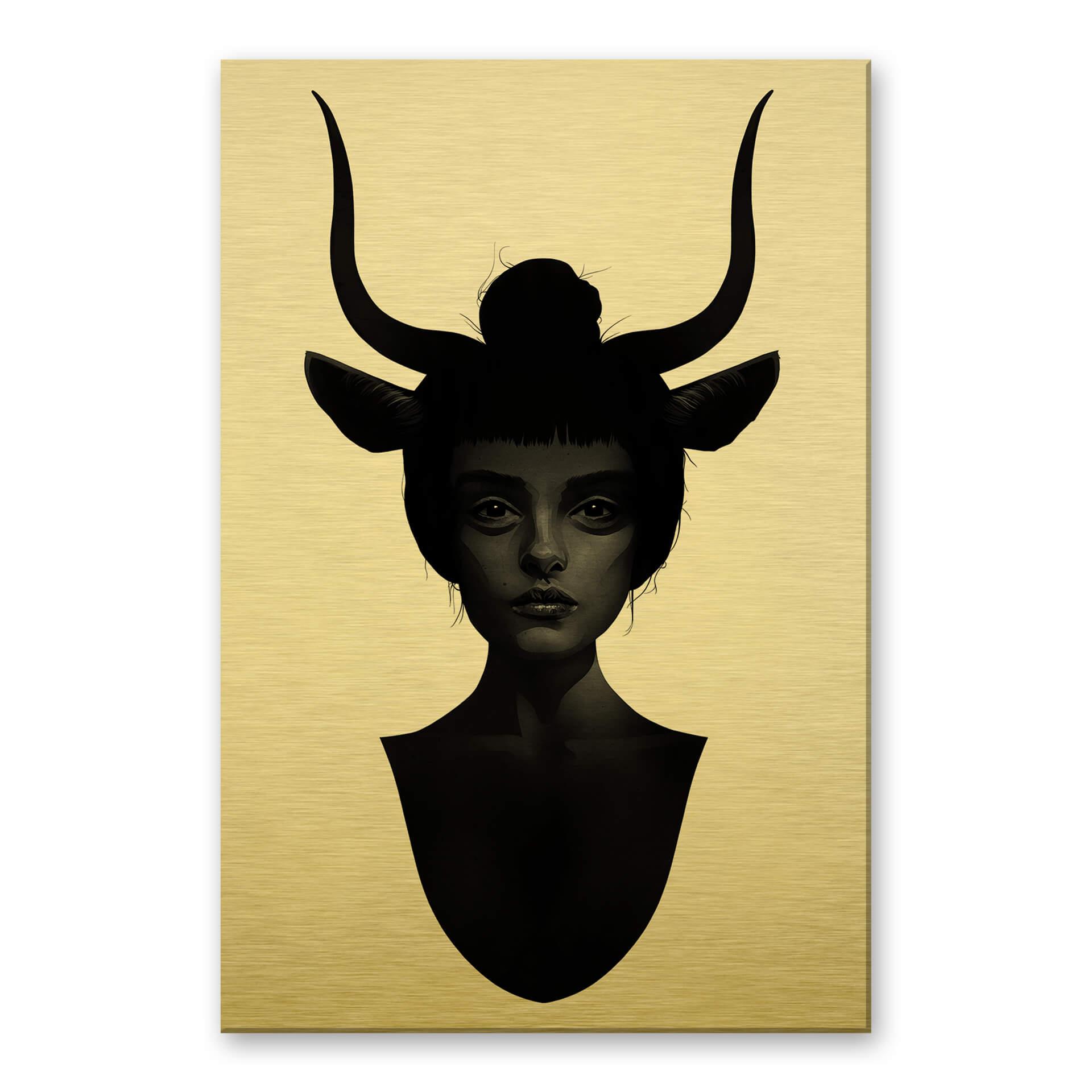 Dibond Schilderij met goud effect Ireland - I Have Seen