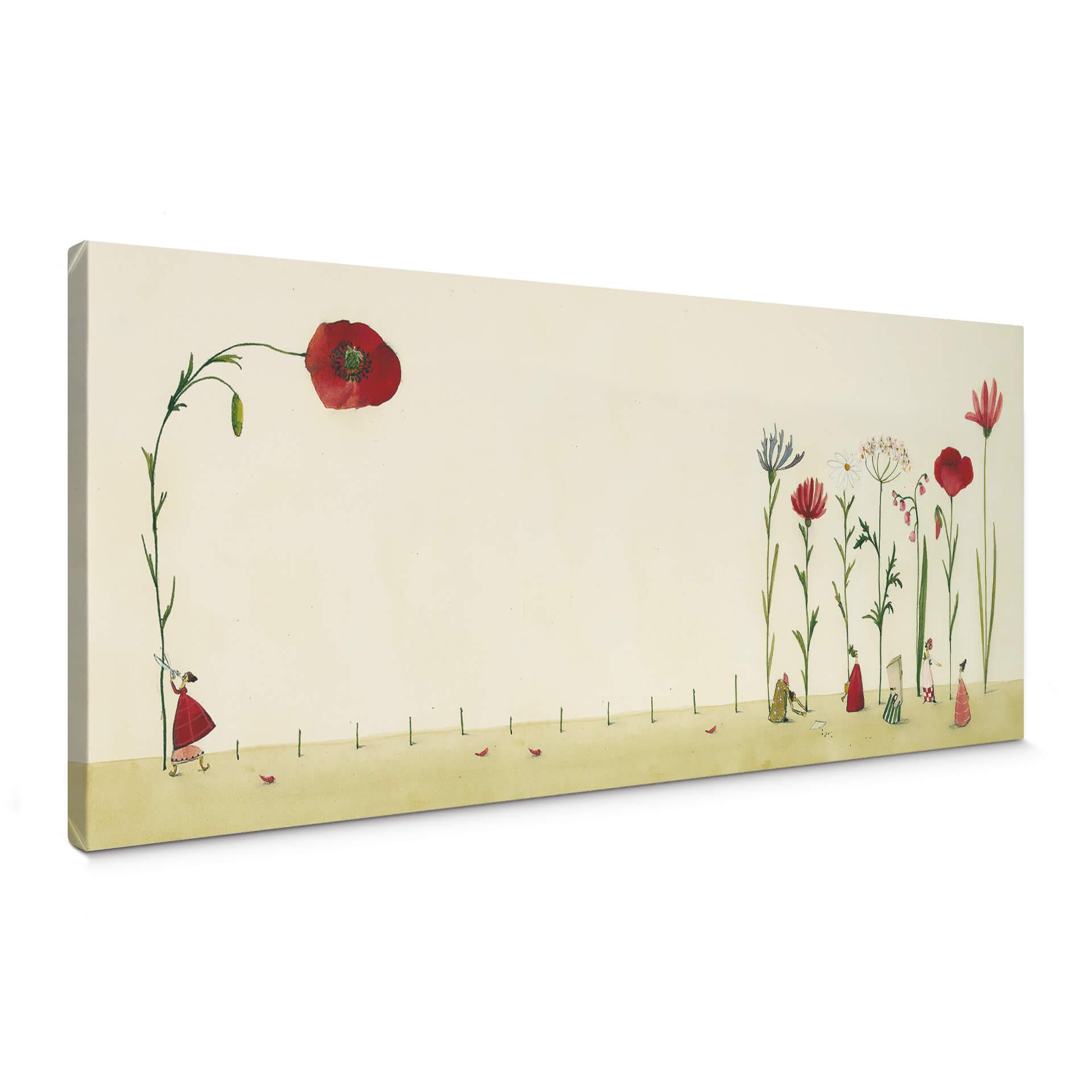 Lienzo Leffler - Semillas de flores - Panorama