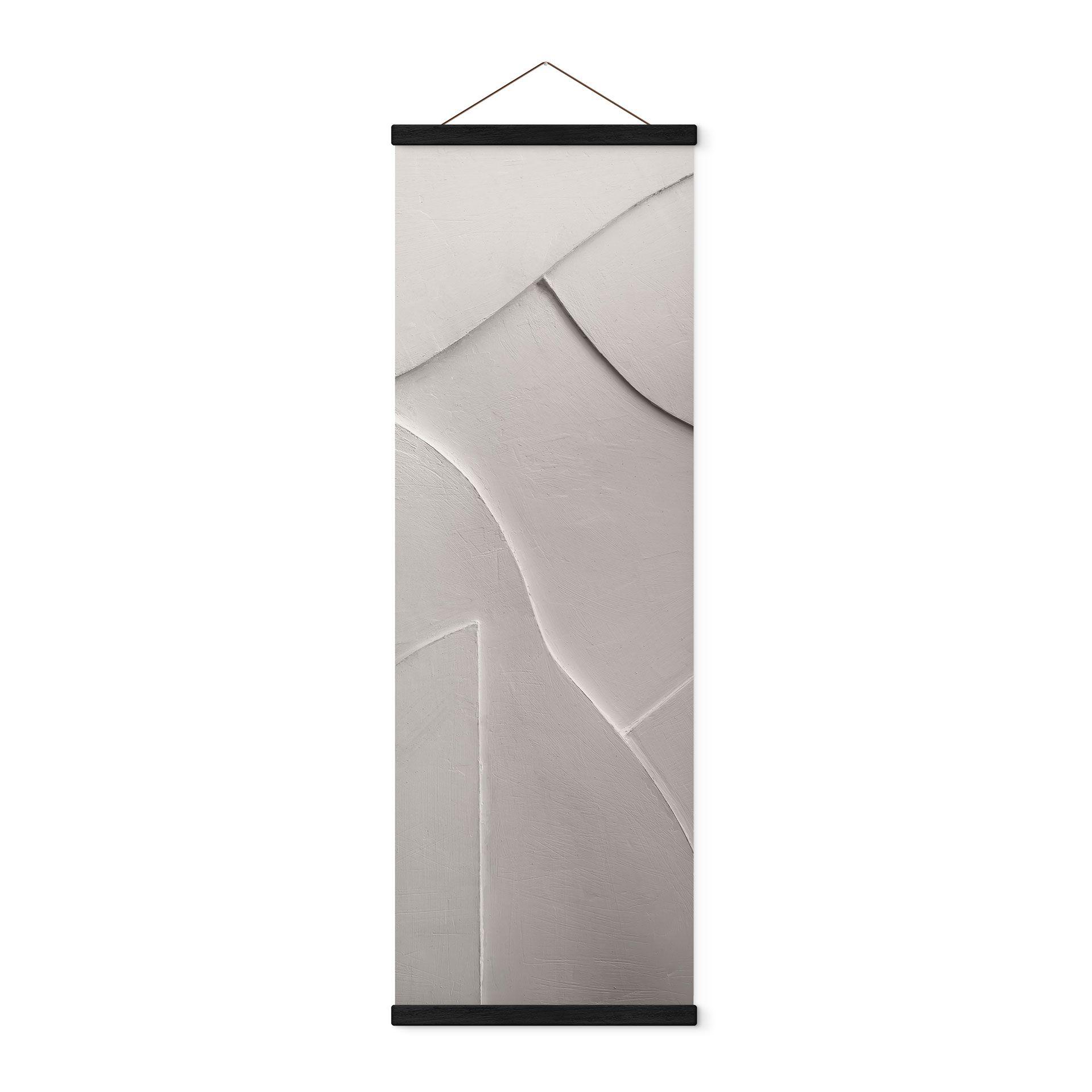 Póster de tela Estructuras abstractas en beige suave - Böhmer - Panorama