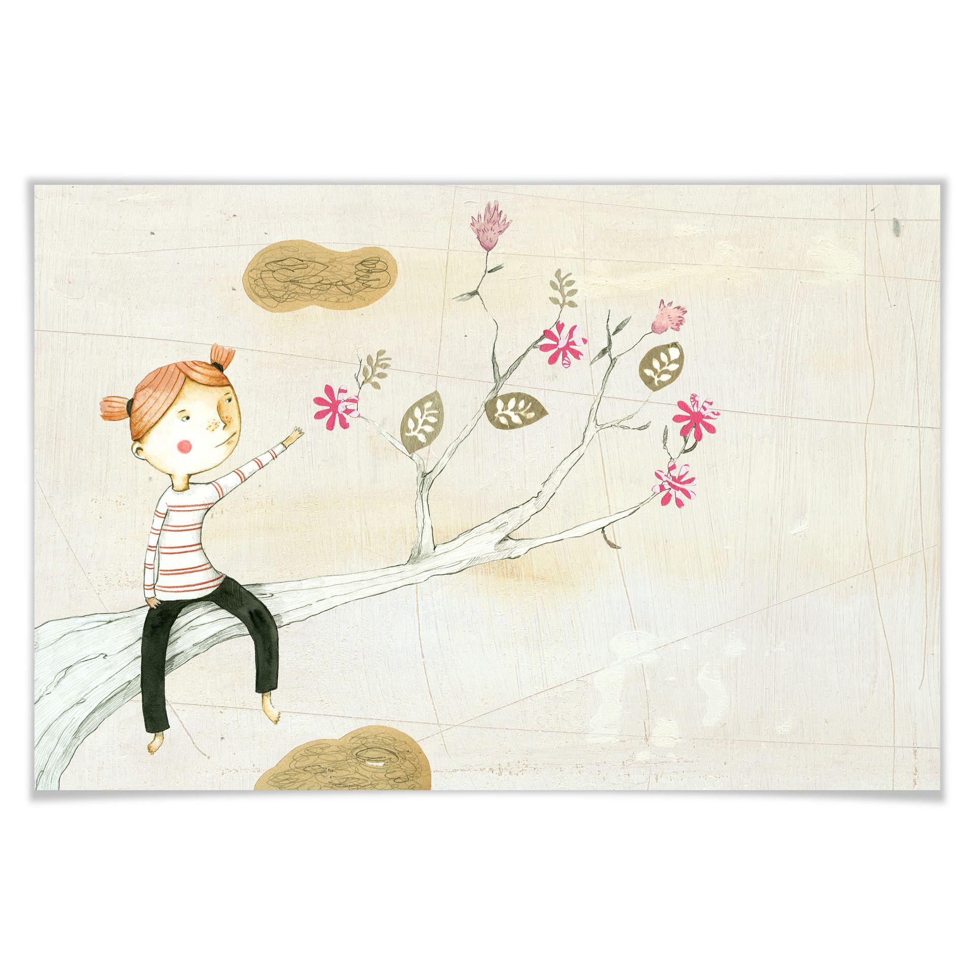 Poster - Loske - Arbre fleuri