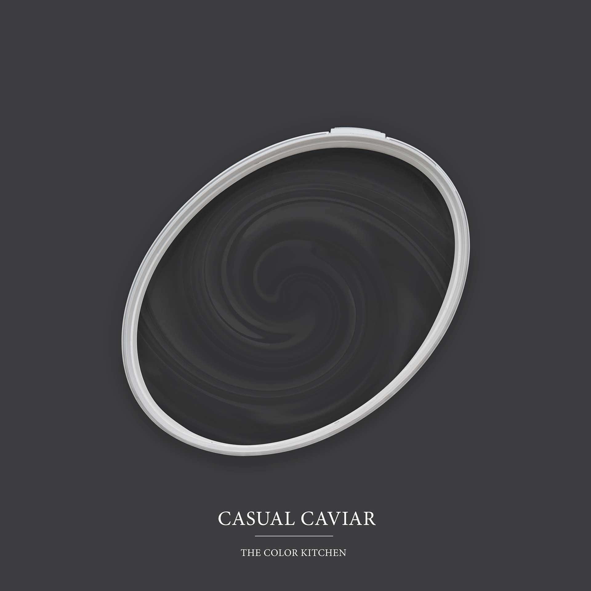 Vægfarve sort silkemat - COLOR Kitchen Casual Caviar