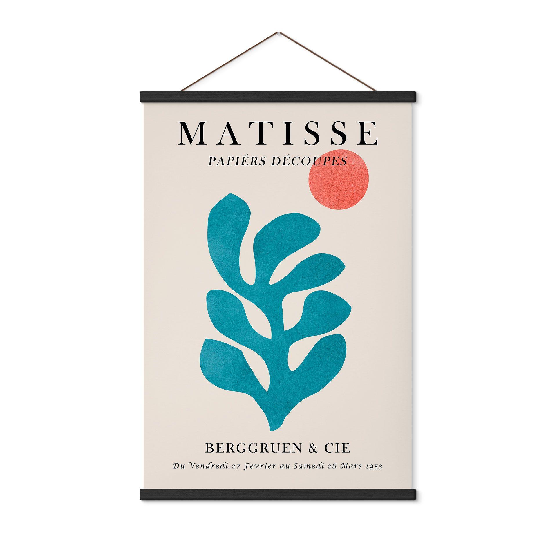 Exposición Póster de tela París 1953 en estilo Matisse - Costa