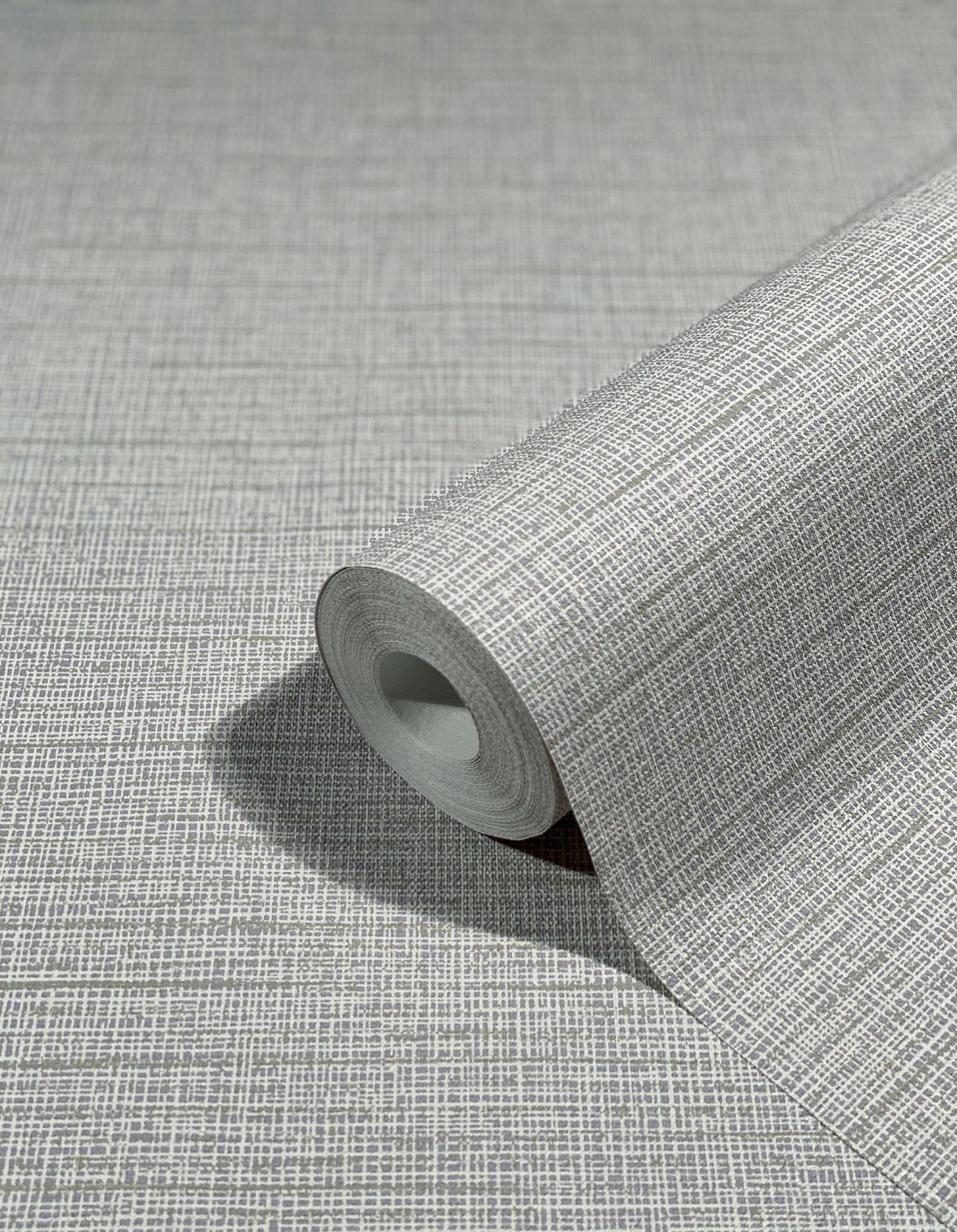 Almindeligt tapet, non-woven vægbeklædning Novamur Yvi beige, lilla