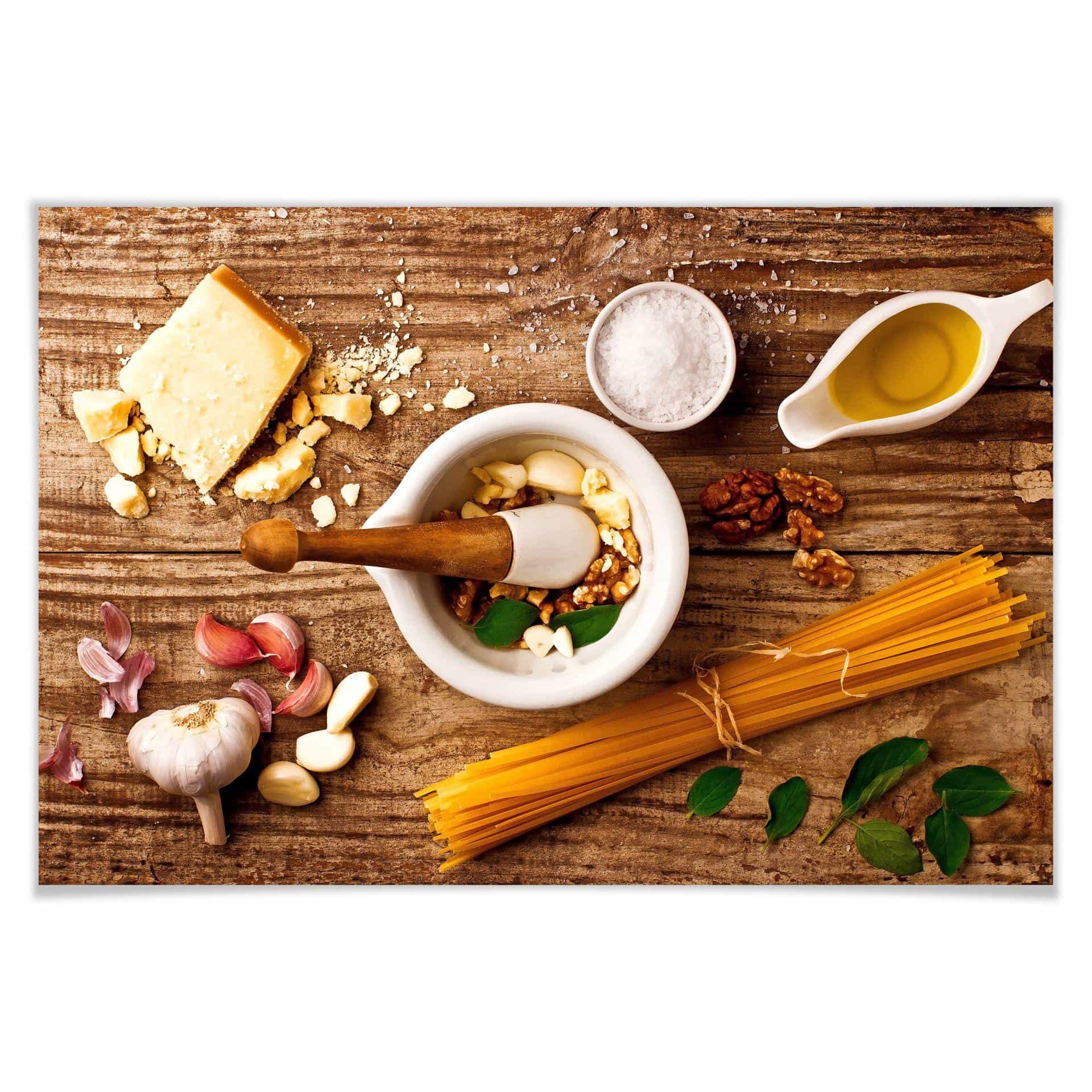 Poster - Laercio - Recette du pesto