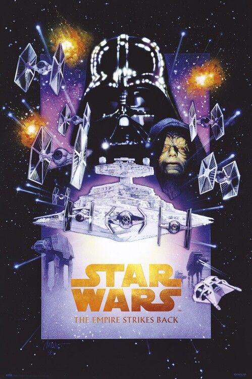 Poster, film poster Star Wars: Episode V - The Empire Strikes Back 61x91.5 cm