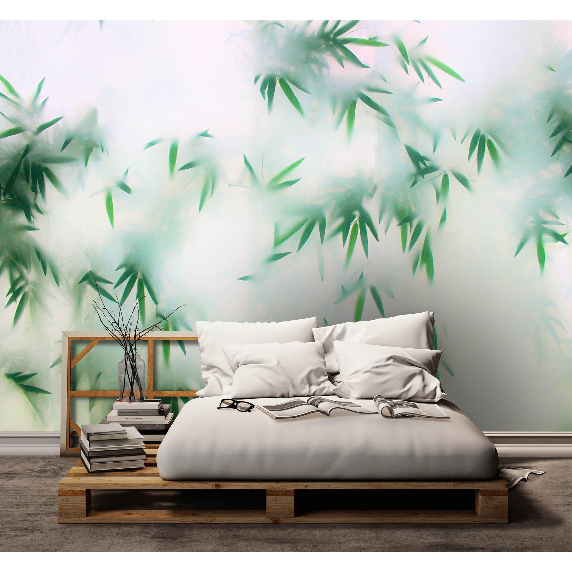 Fotomural Paredes de Patel 3 Panda`S Paradise 3 verde, blanco, beige