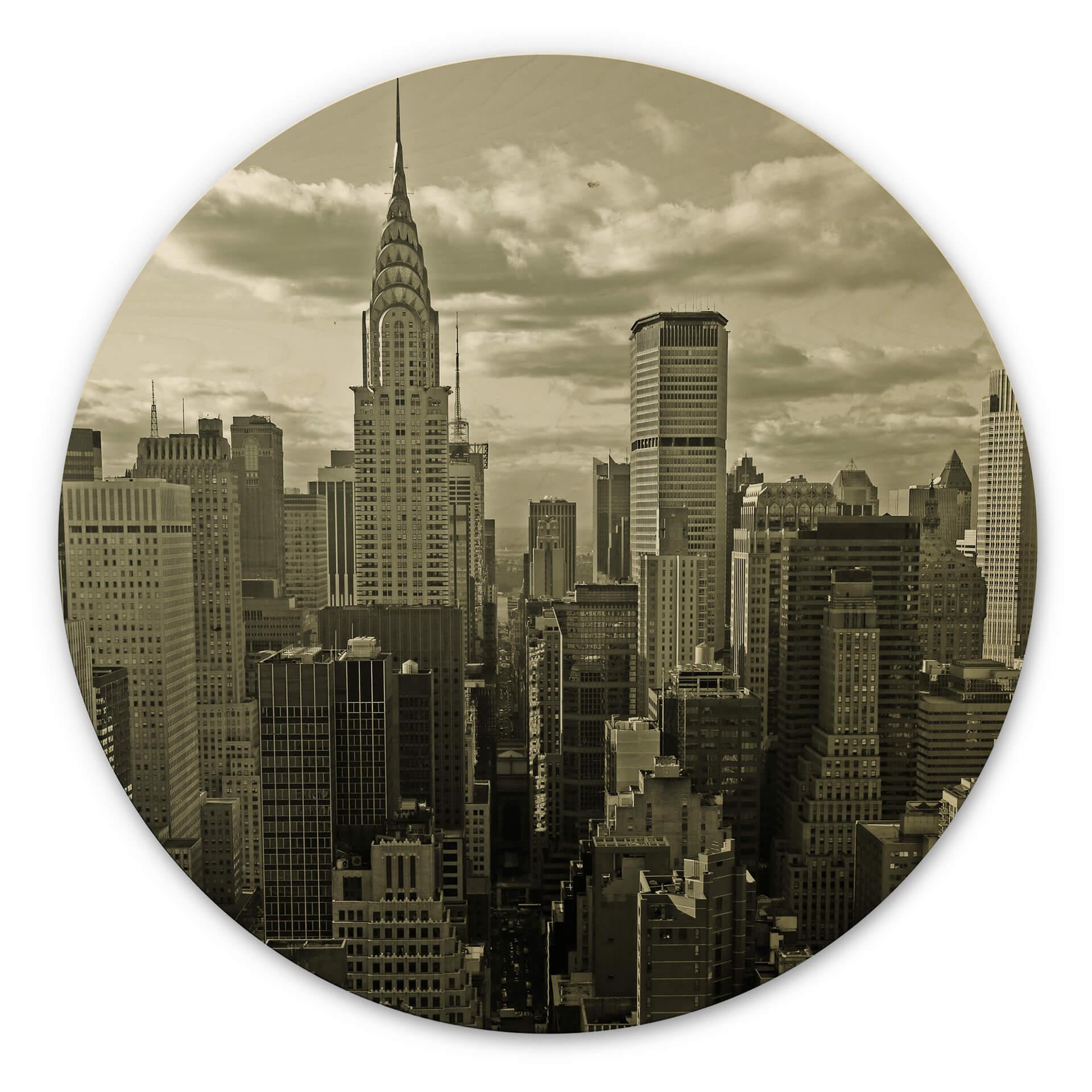 Billede af træ Manhattan 2 - Rund