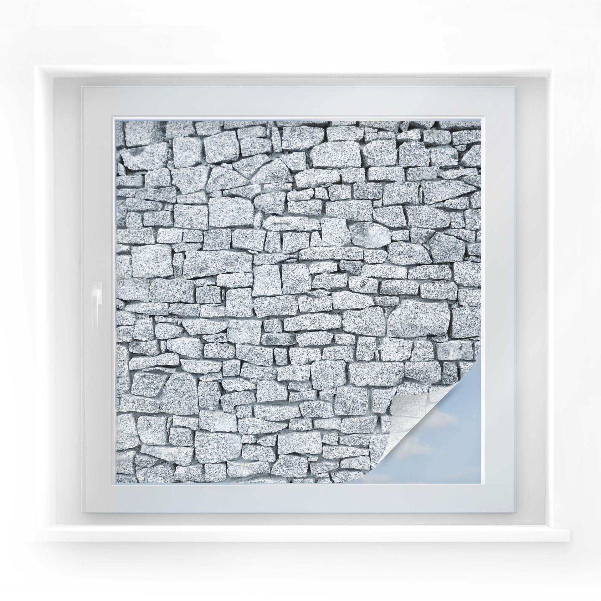 Lámina de privacidad para pared de granito - cuadrada