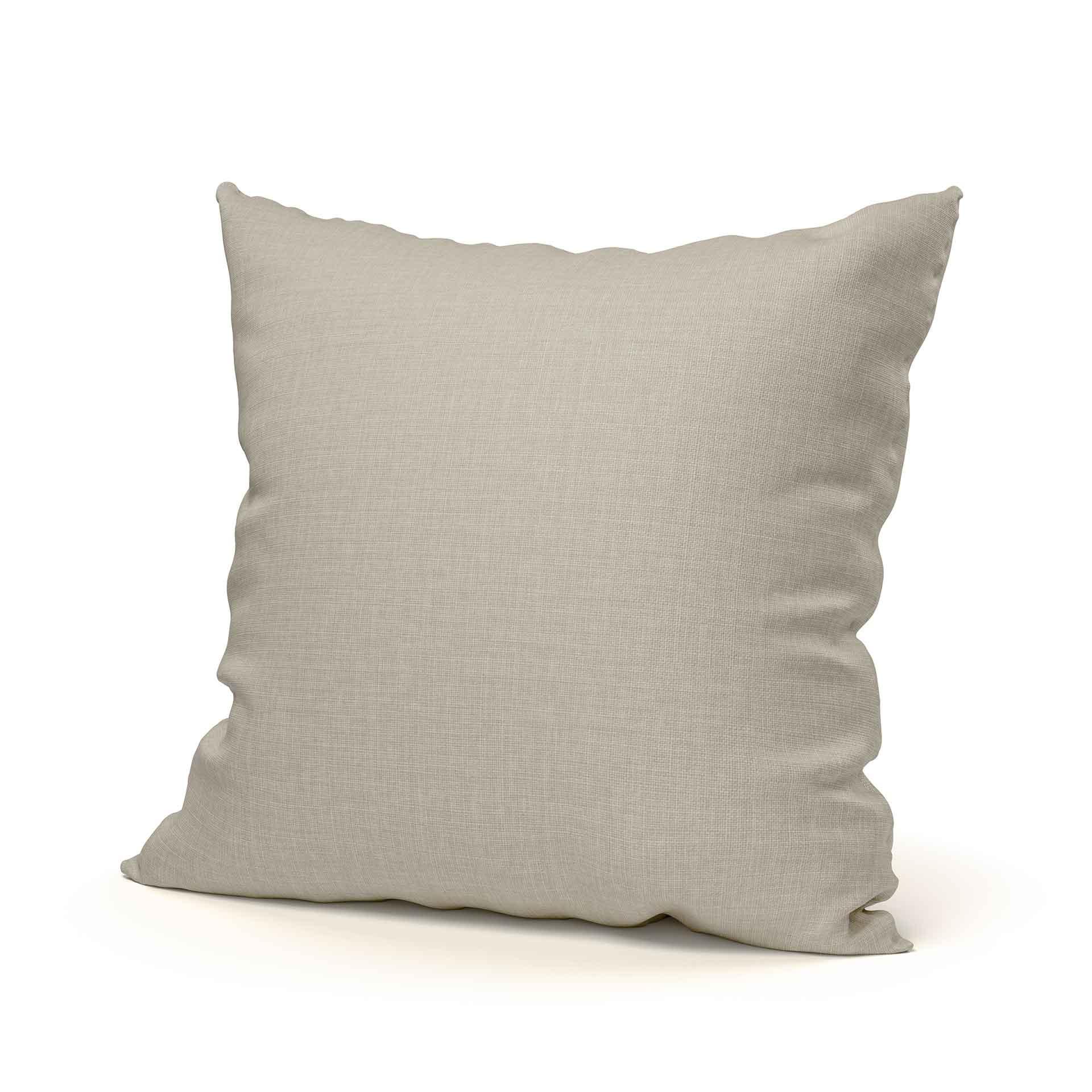 Uni Kissenhülle in beige in 40x40 cm