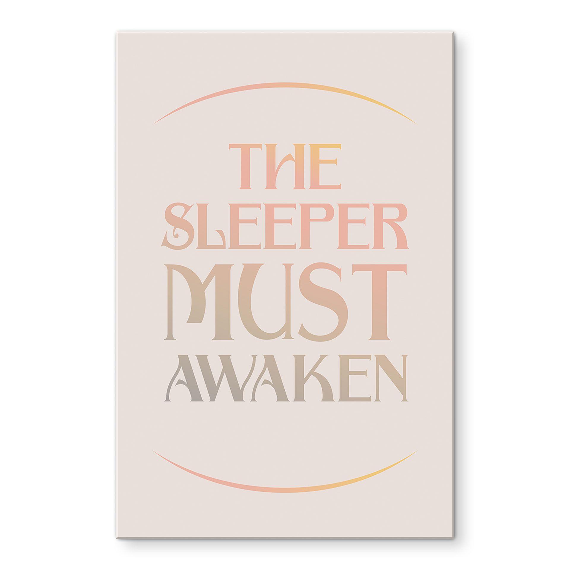 Akrylbillede Filmcitat fra Dune - The Sleeper must awaken