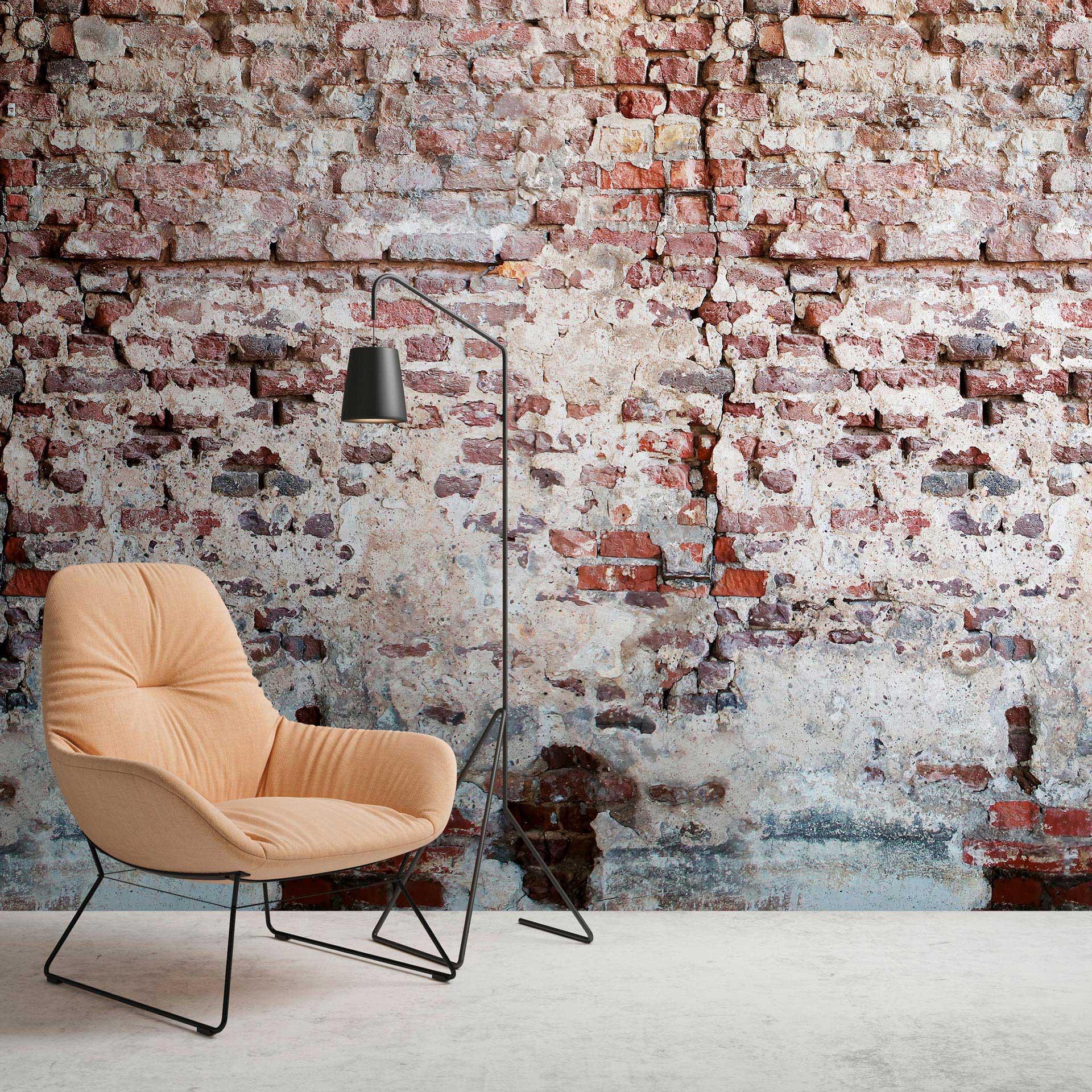 Livingwalls storbyhistorier THE WALL - tapet med steneffekt