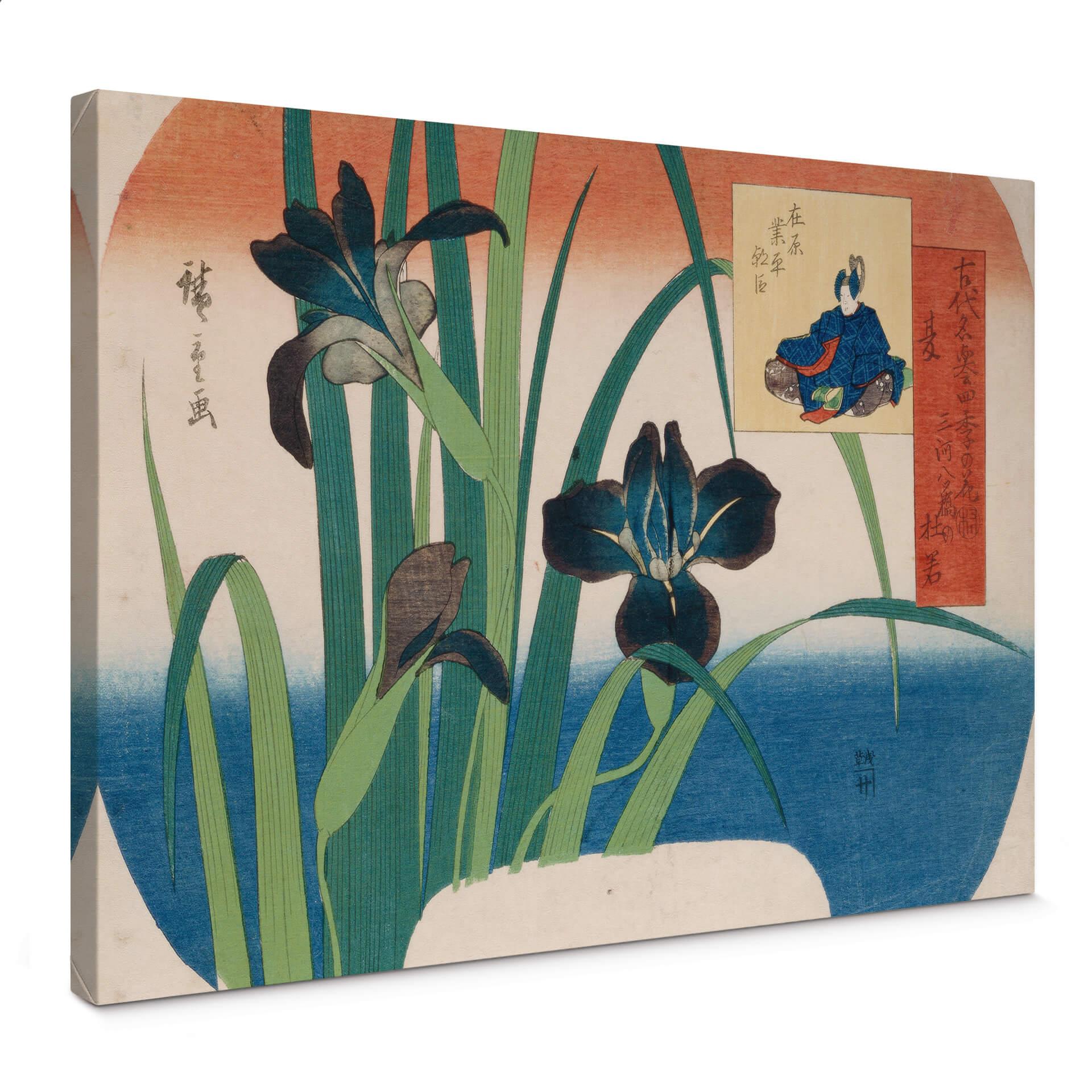 Lienzo Hiroshige - Irises