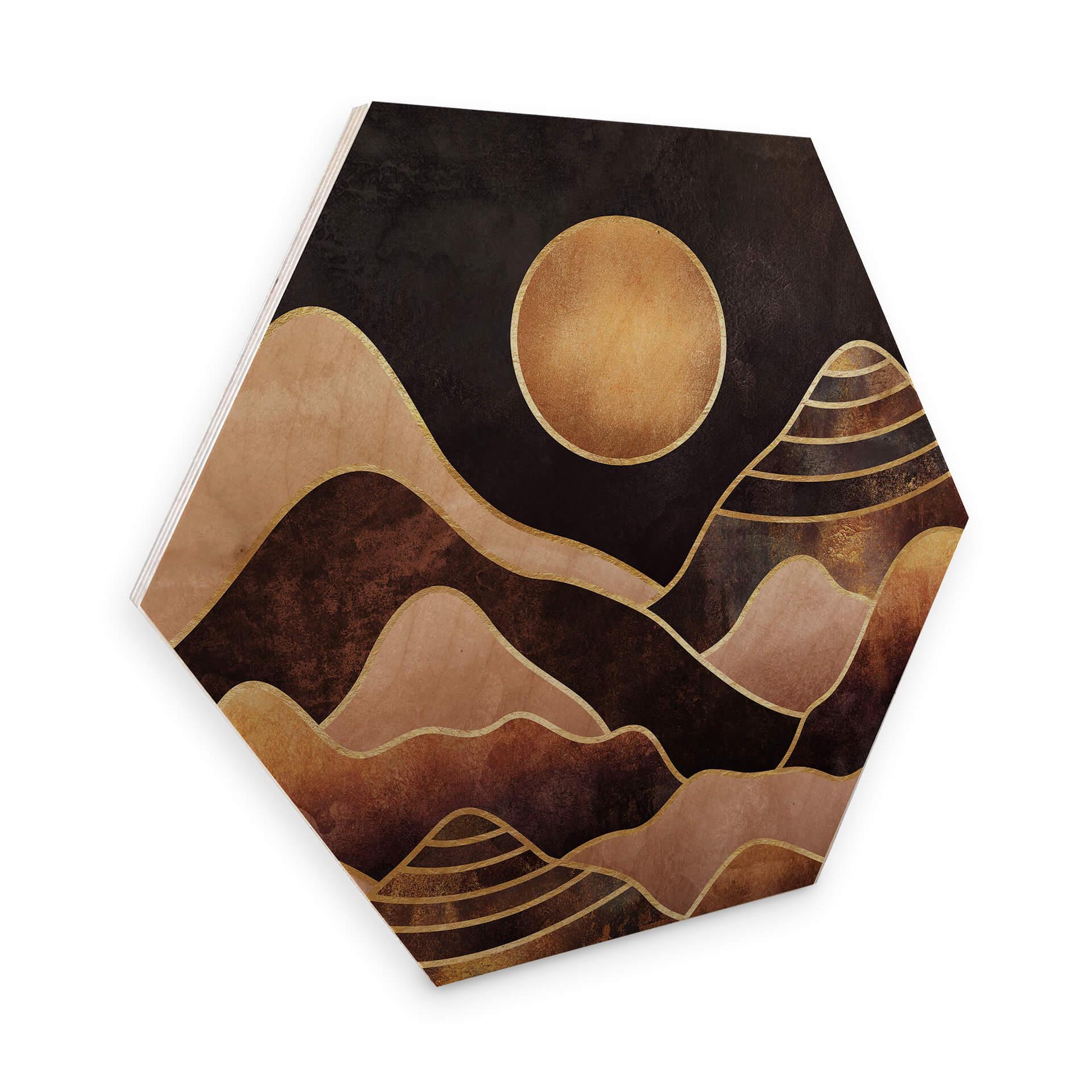 Hexagon Hout Fredriksson - Sunset