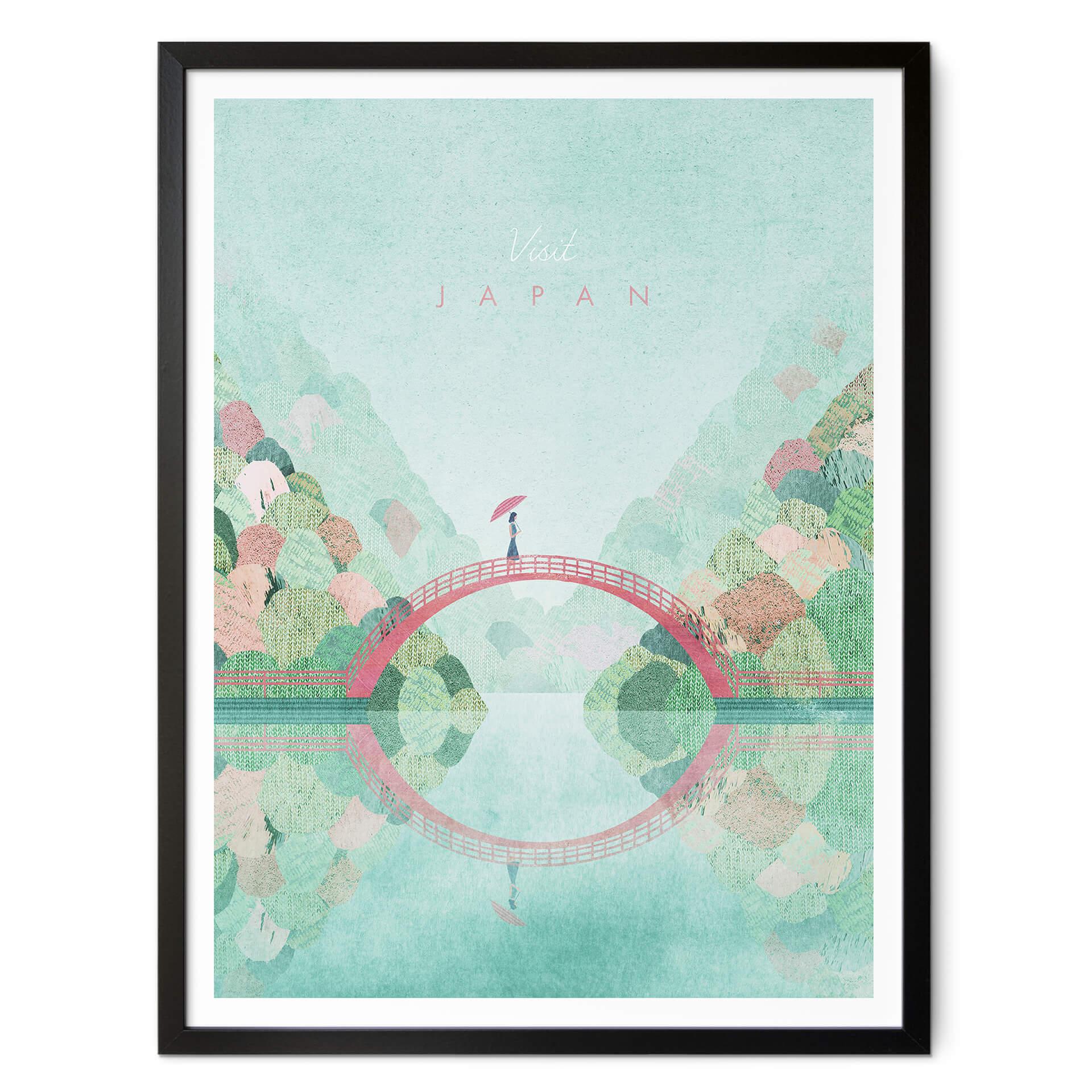 Póster Rivers - Japón en primavera