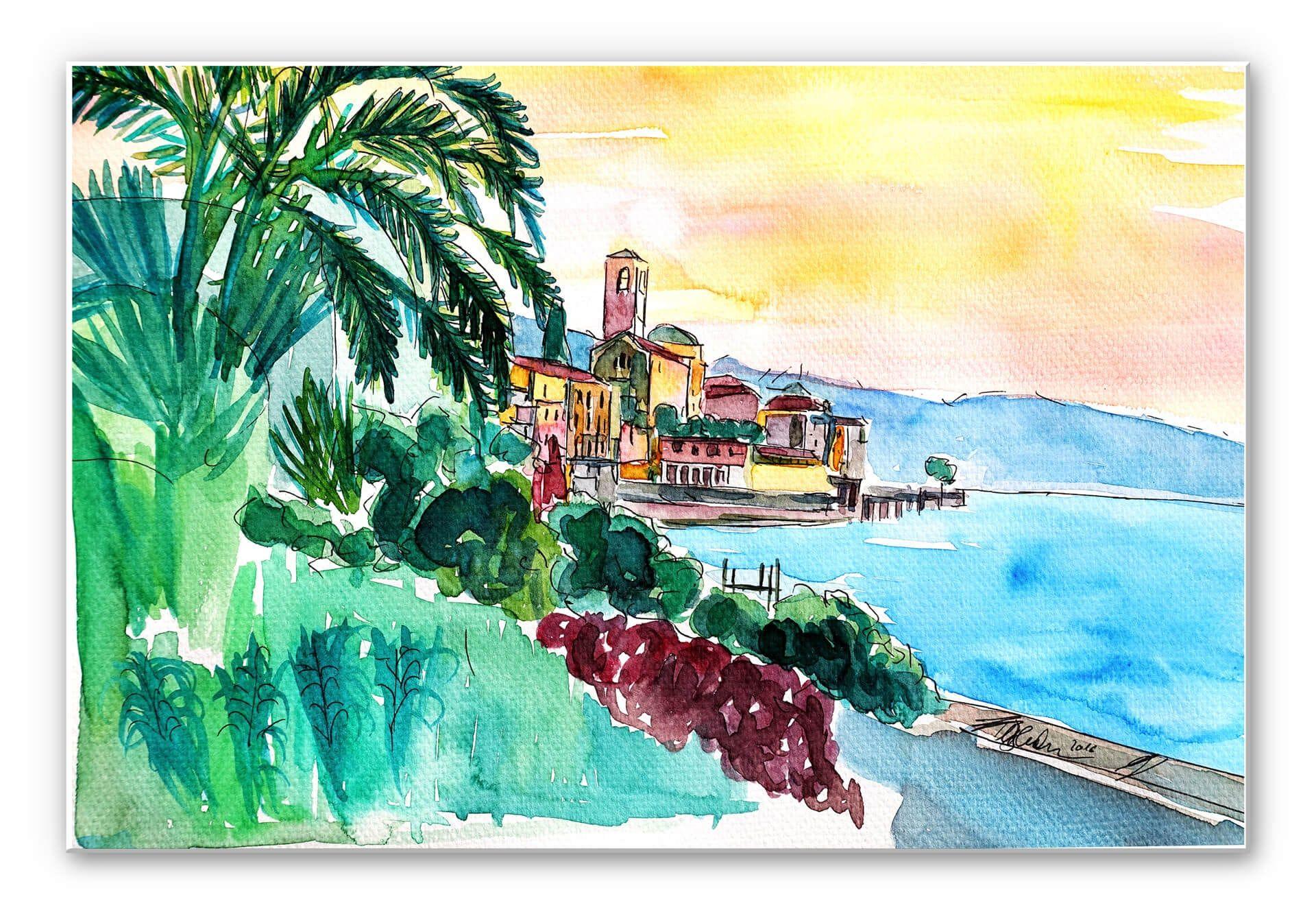 Wanddecoratie Bleichner - Lago Maggiore