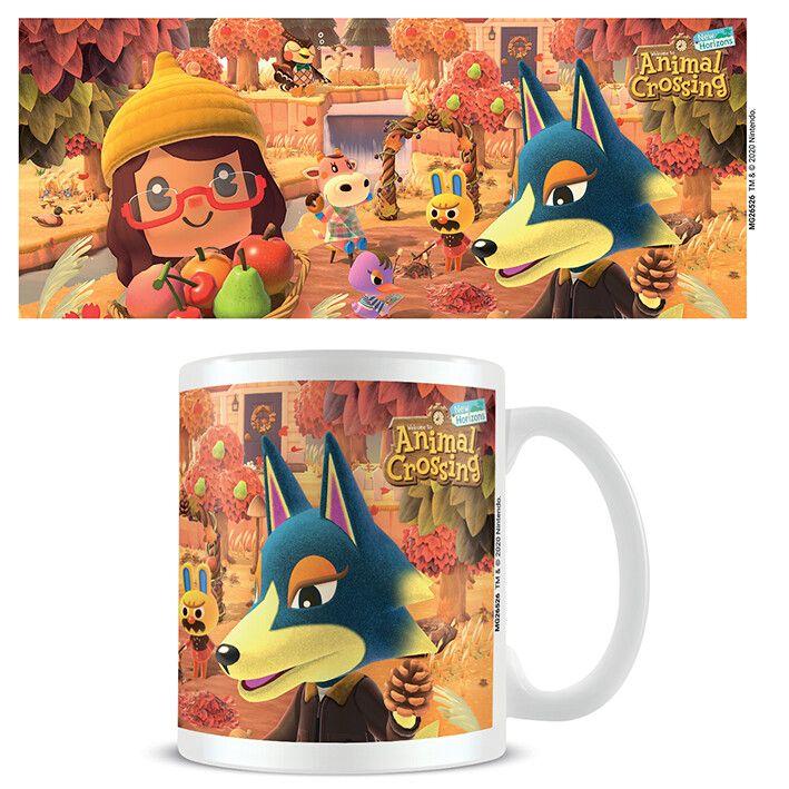 Krus, keramikkrus Animal Crossing - Autumn