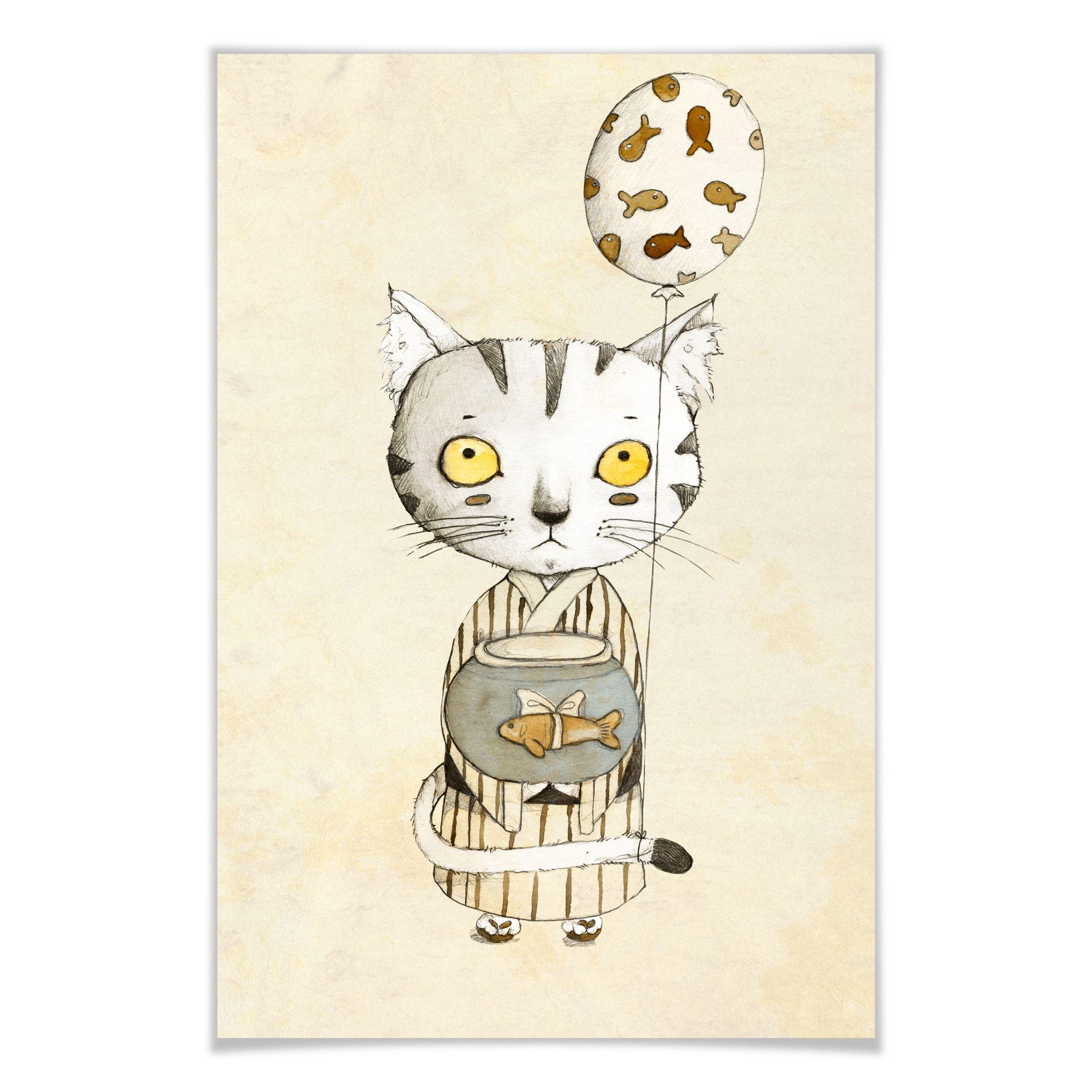 Poster - Loske - Chat anniversaire