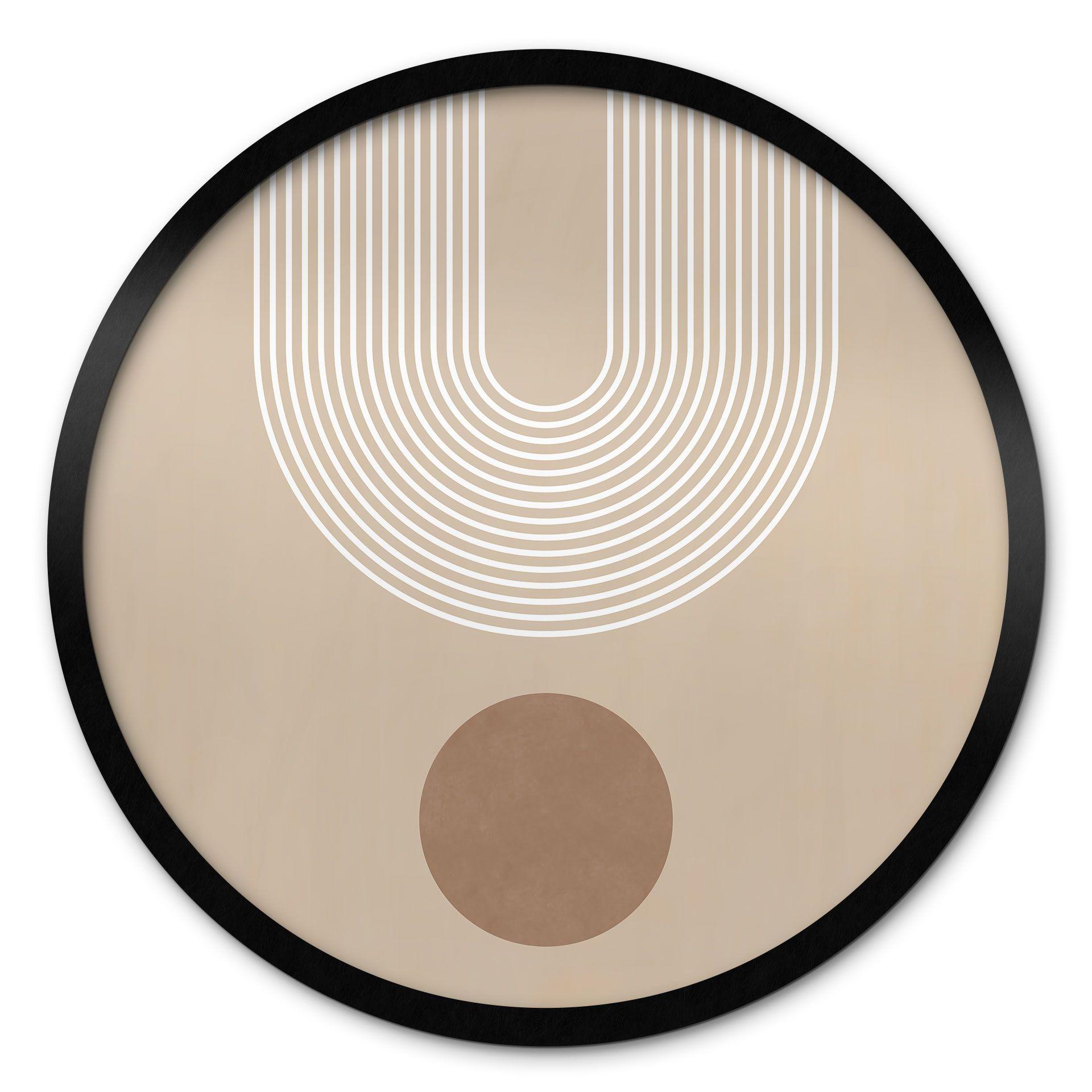 Póster Geometría abstracta en equilibrio - Ristova - Redondo
