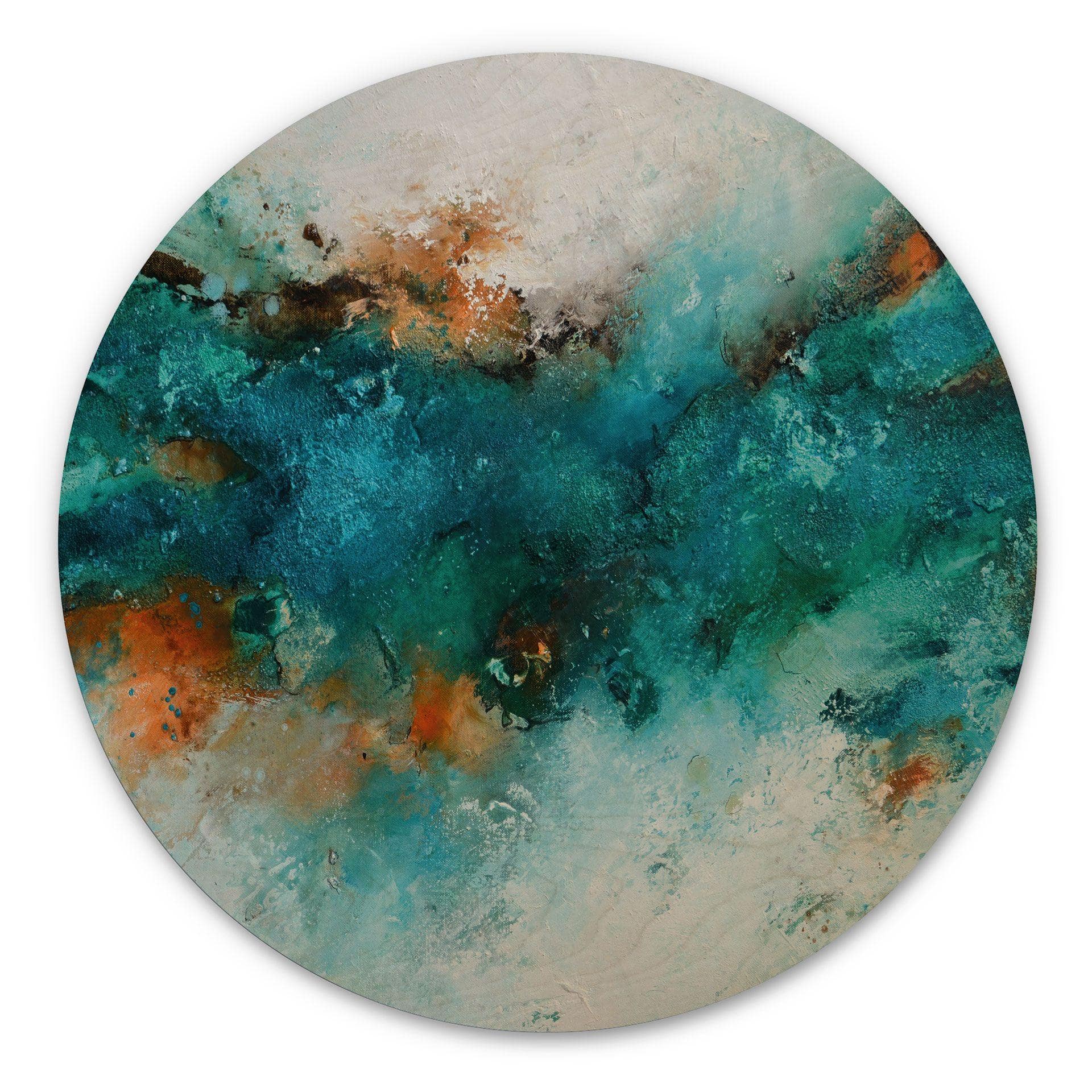 Cuadro de madera agua helada - Fedrau - Redondo