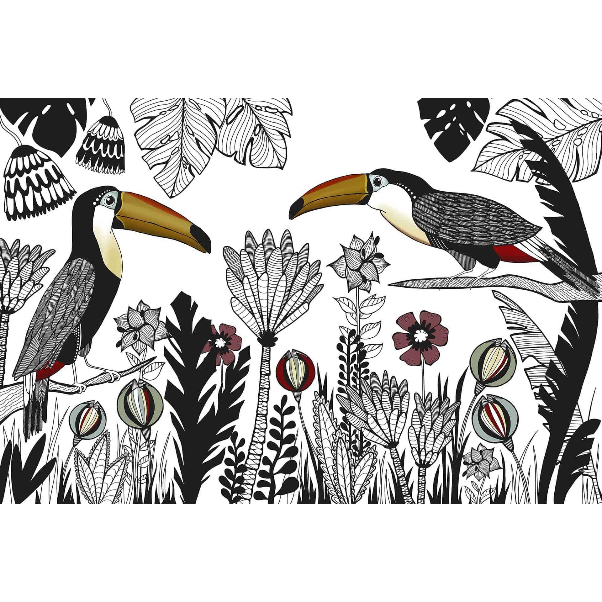 Livingwalls papier peint photo ARTist Toucan 