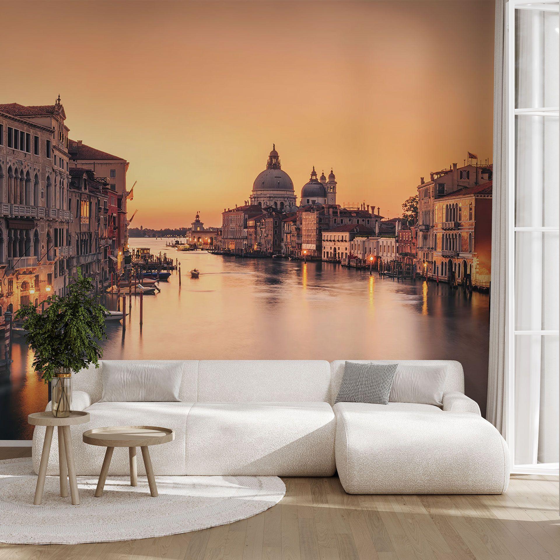 Fototapet Solnedgang i Venedig - Zhang